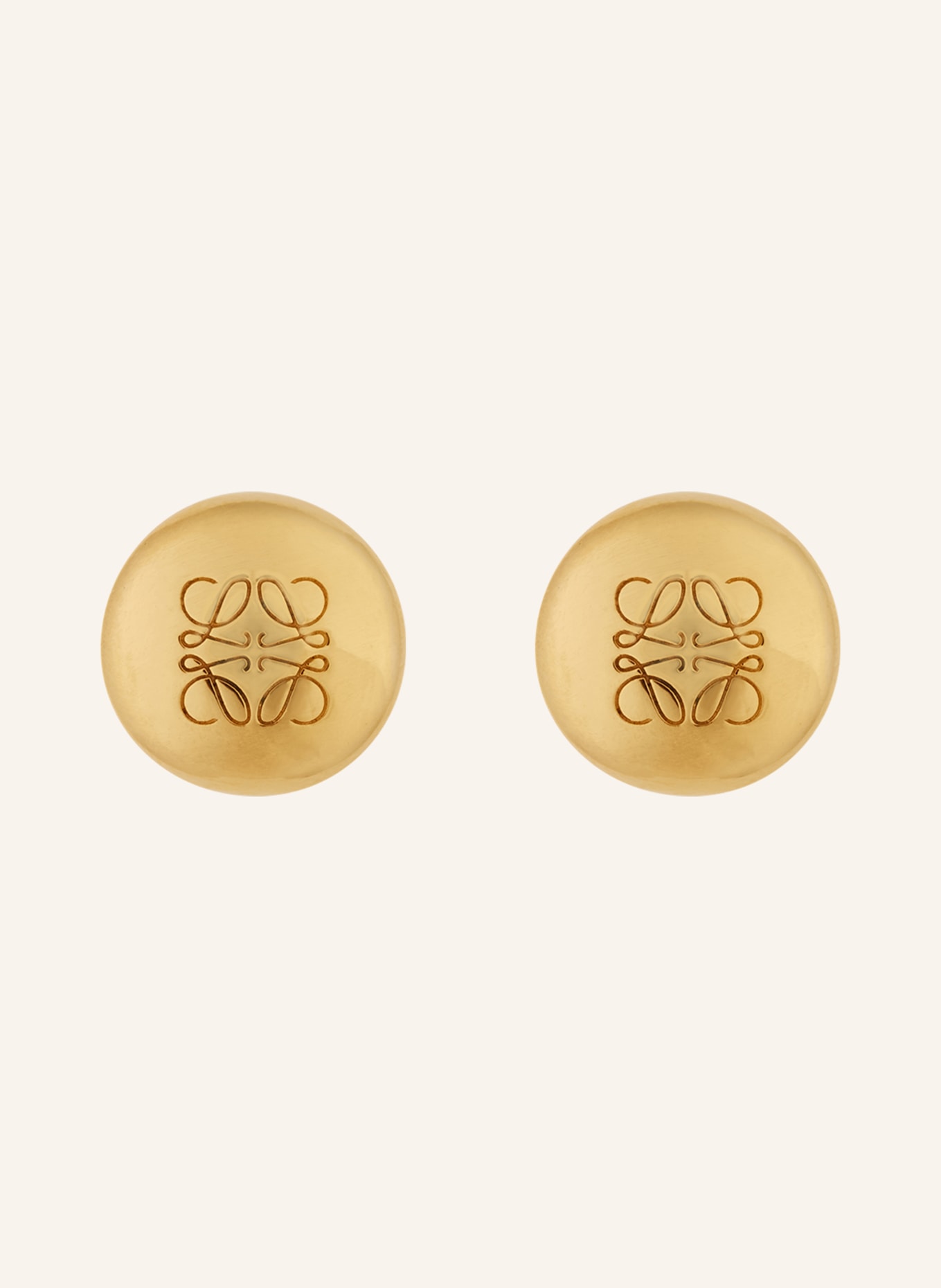 LOEWE Earrings ANAGRAM PEBBLE, Color: GOLD (Image 1)