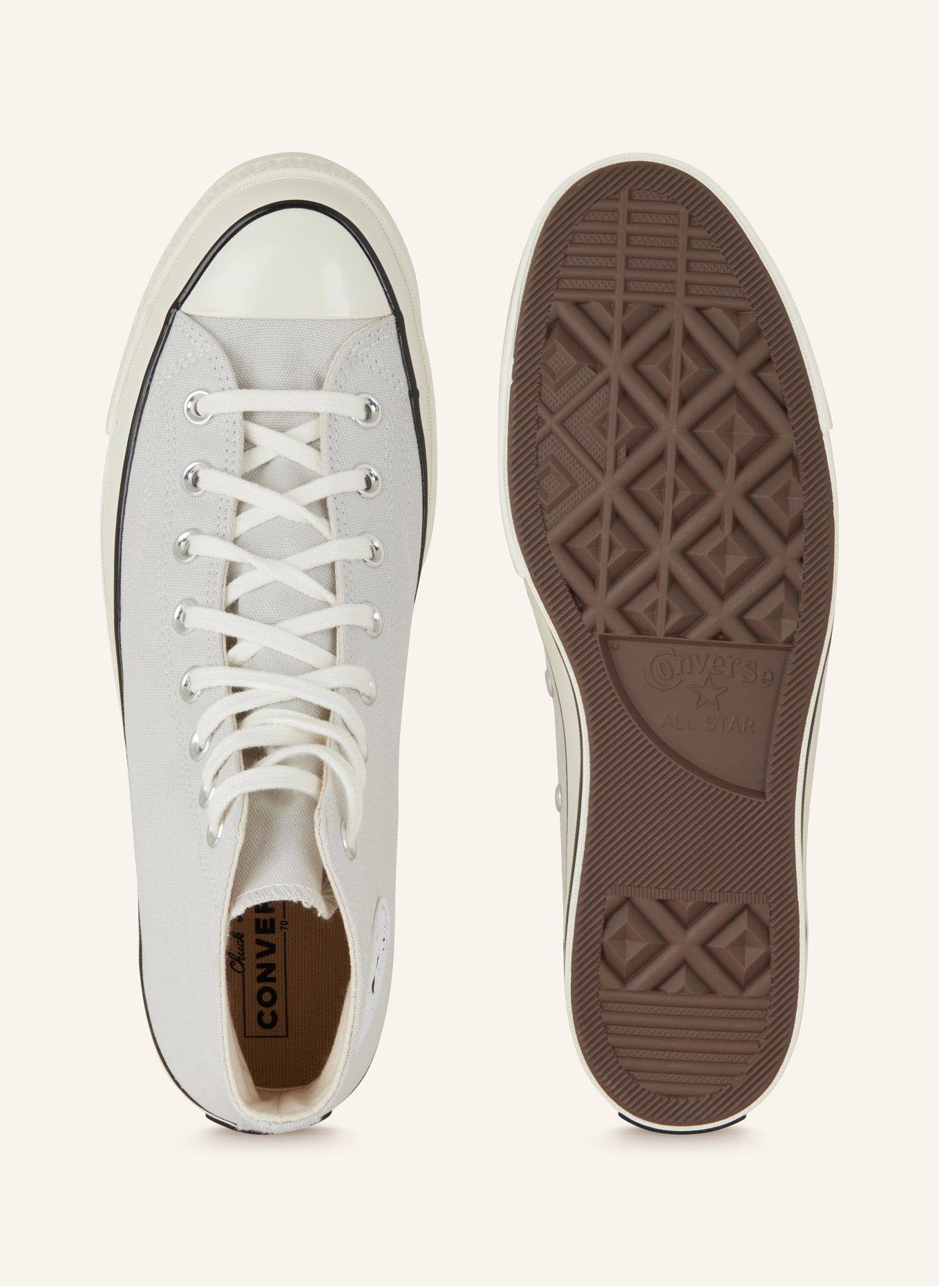 CONVERSE Sneakers CHUCK 70, Color: LIGHT GRAY/ WHITE (Image 5)