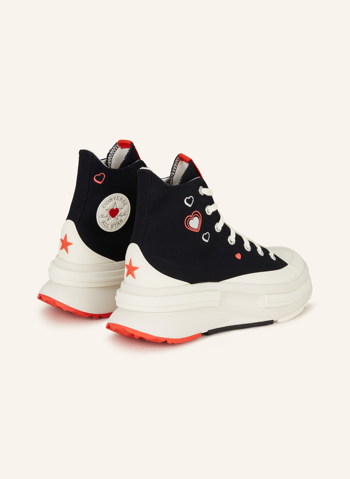 CONVERSE High-top sneakers RUN STAR LEGACY, Color: BLACK/ ECRU/ RED (Image 2)