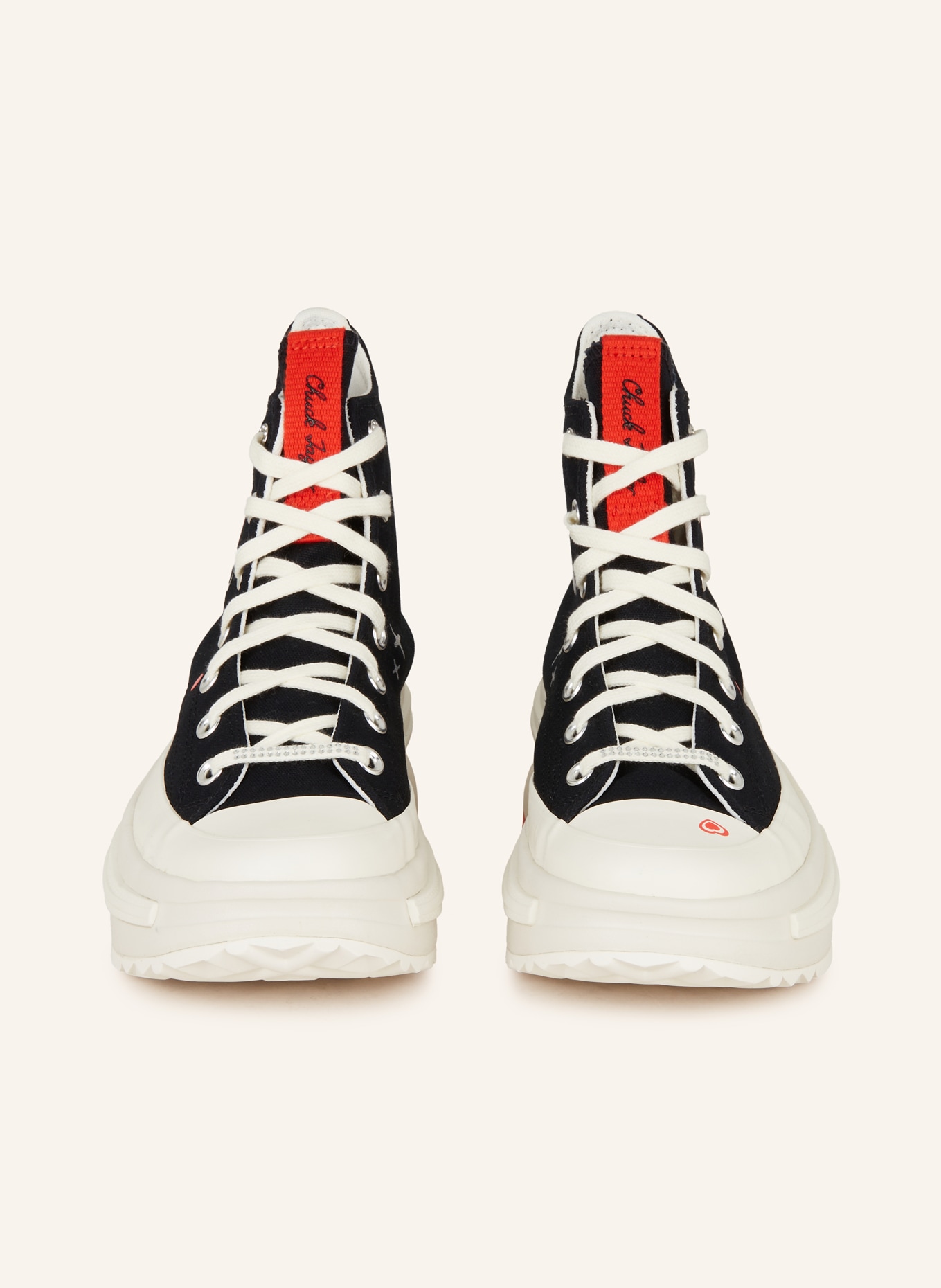 CONVERSE Hightop-Sneaker RUN STAR LEGACY, Farbe: SCHWARZ/ ECRU/ ROT (Bild 3)