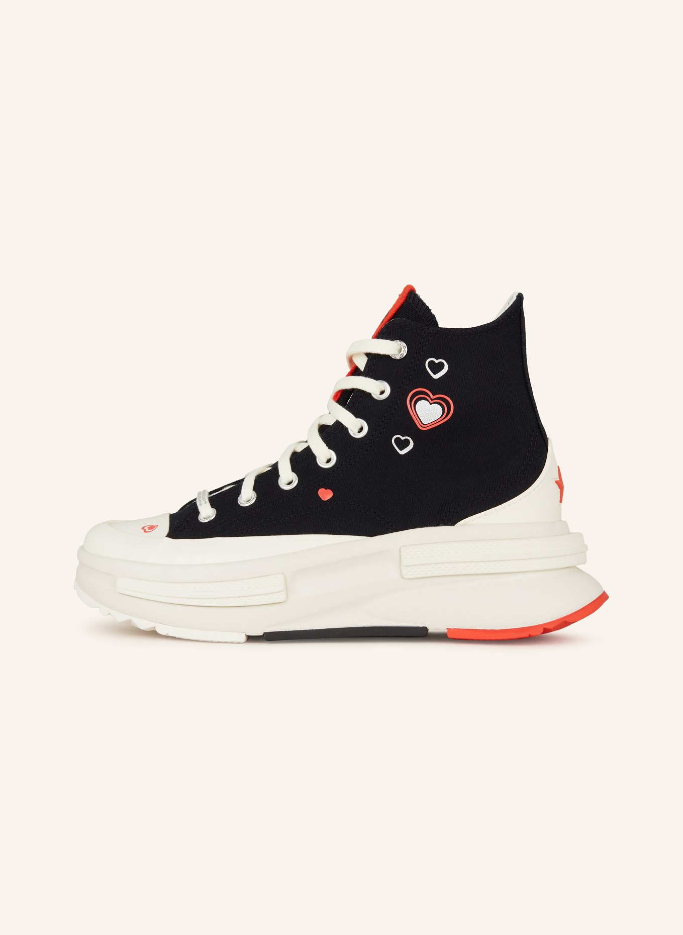 CONVERSE High-top sneakers RUN STAR LEGACY, Color: BLACK/ ECRU/ RED (Image 4)
