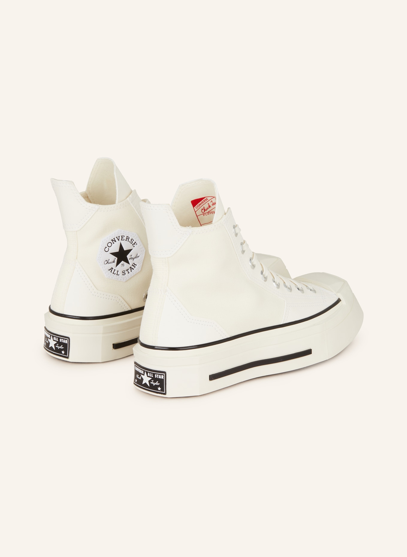 CONVERSE Sneakers CHUCK 70 DE LUXE SQUARED, Color: WHITE/ BLACK (Image 2)