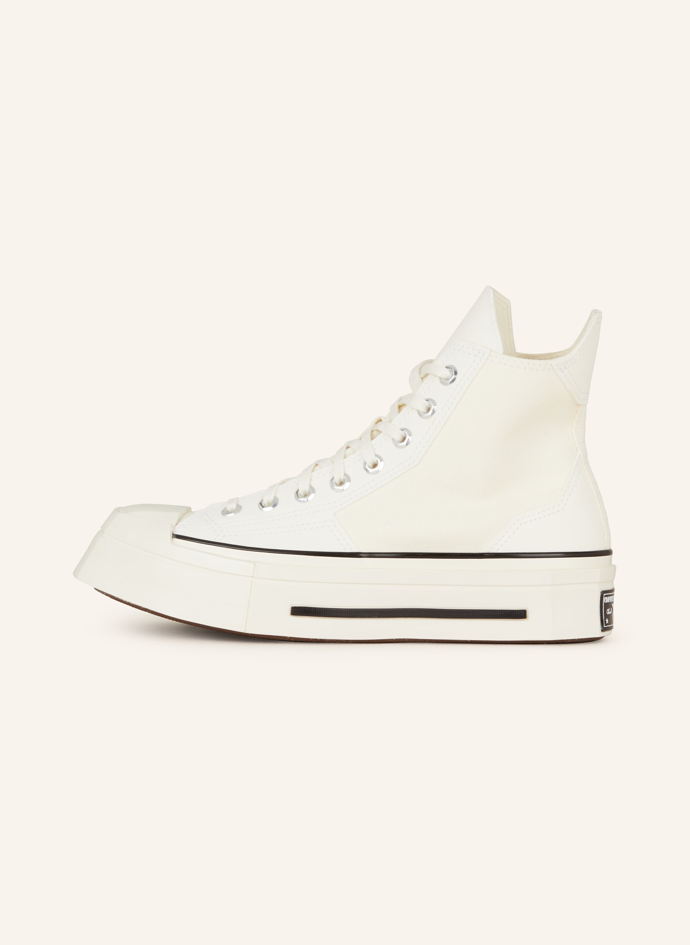 CONVERSE Sneakers CHUCK 70 DE LUXE SQUARED, Color: WHITE/ BLACK (Image 4)