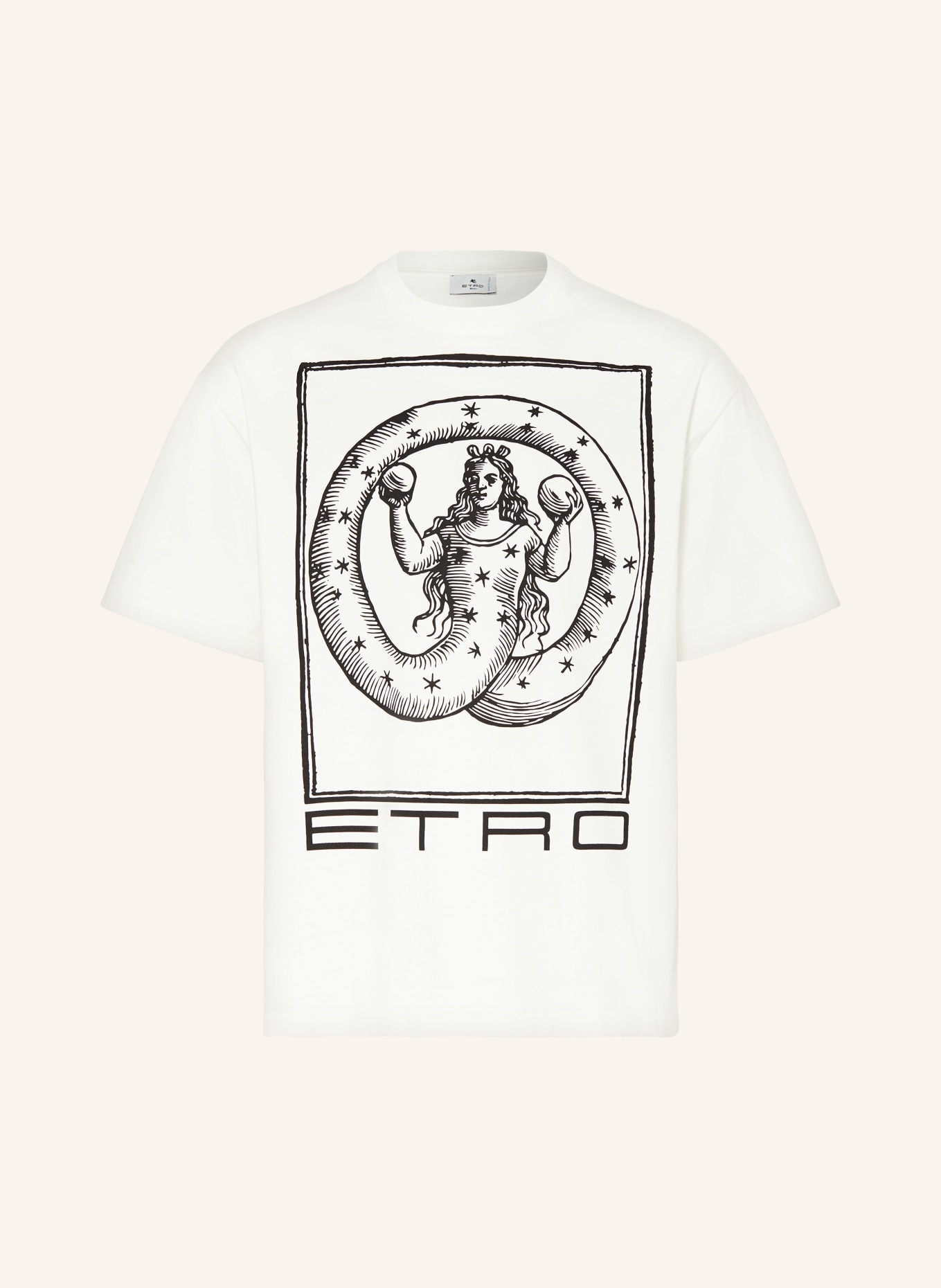 ETRO T-shirt, Kolor: BIAŁY/ CZARNY (Obrazek 1)