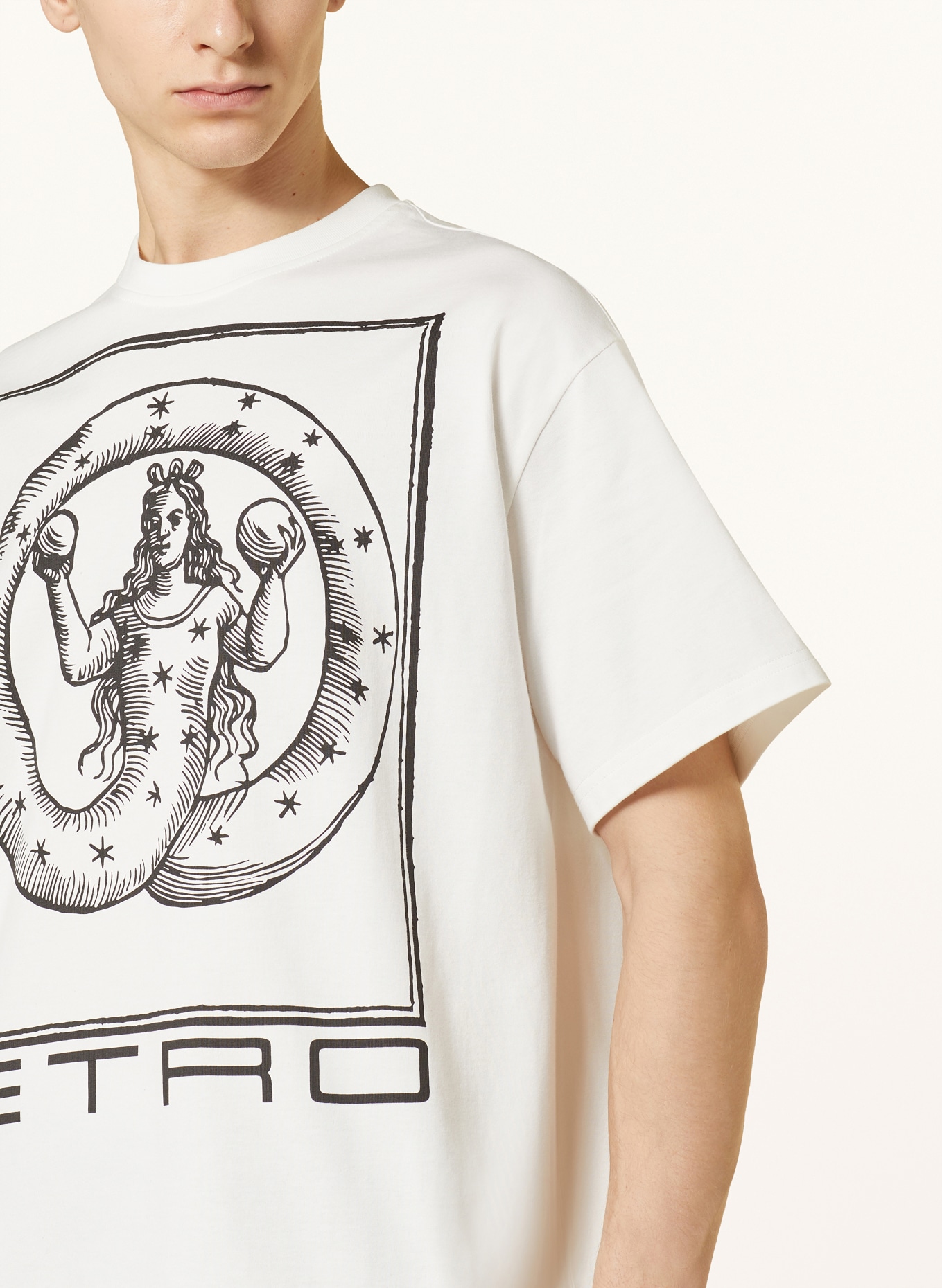 ETRO T-shirt, Color: WHITE/ BLACK (Image 4)