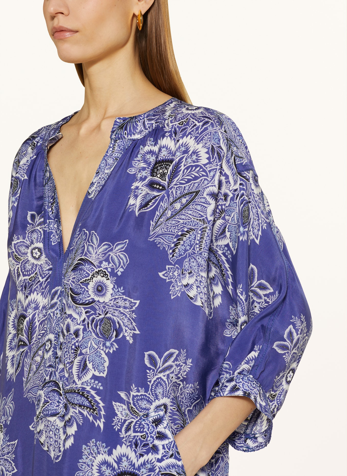 ETRO Dress with 3/4 sleeves, Color: BLUE/ WHITE (Image 4)