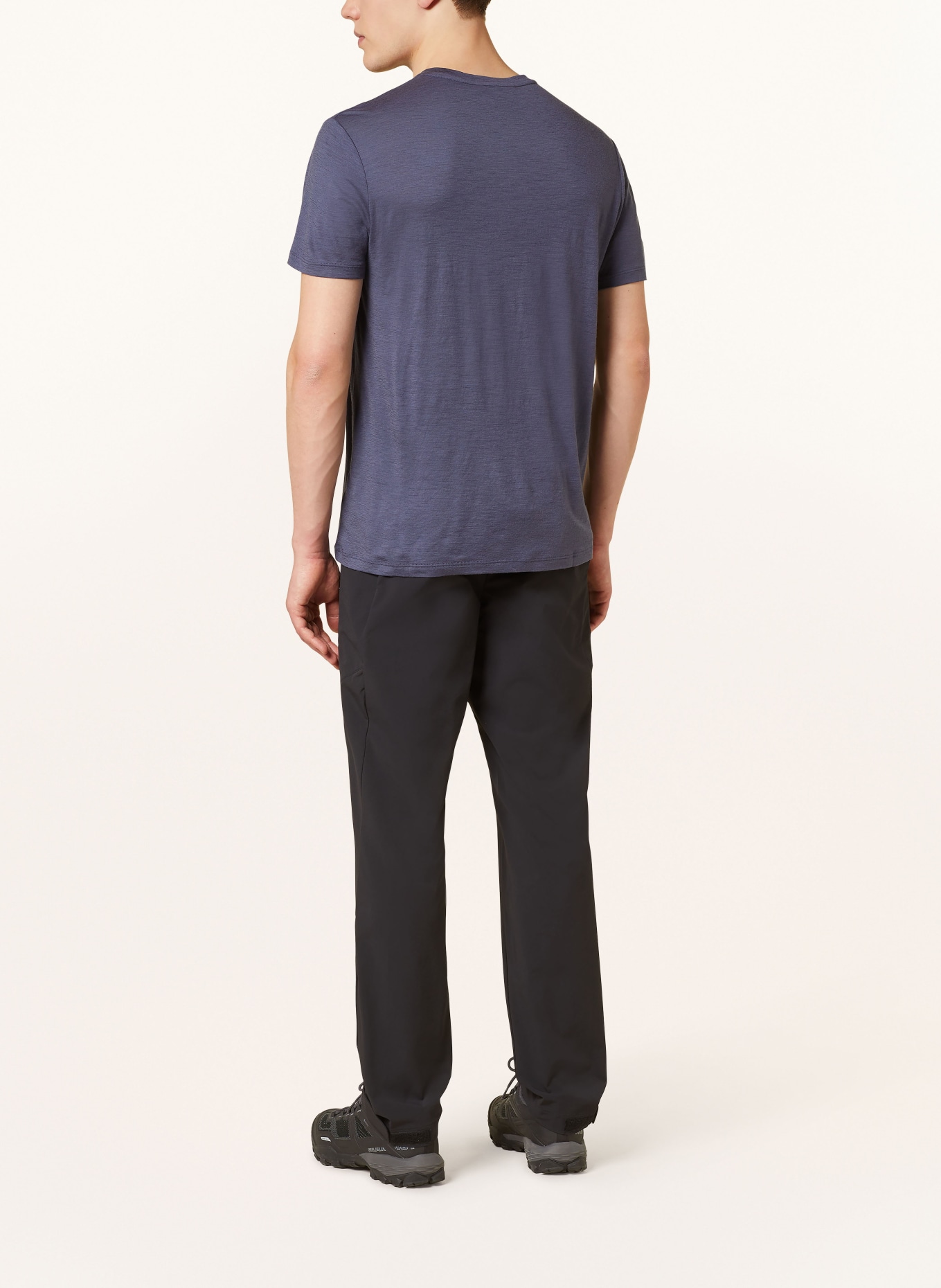 icebreaker T-shirt 150 TECH-LITE™ III VAN CAMP in merino wool, Color: DARK GRAY (Image 3)