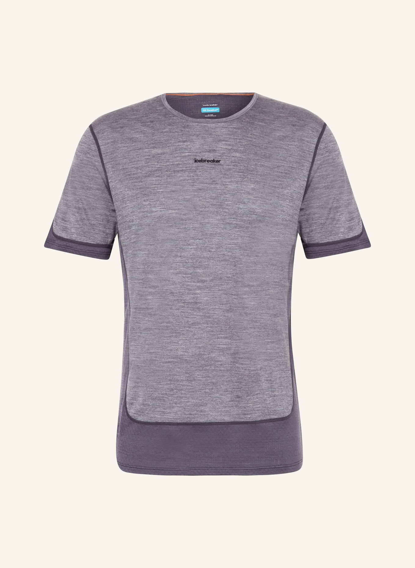 icebreaker T-shirt 125 ZONEKNIT™ ENERGY WIND, Color: BLUE GRAY (Image 1)