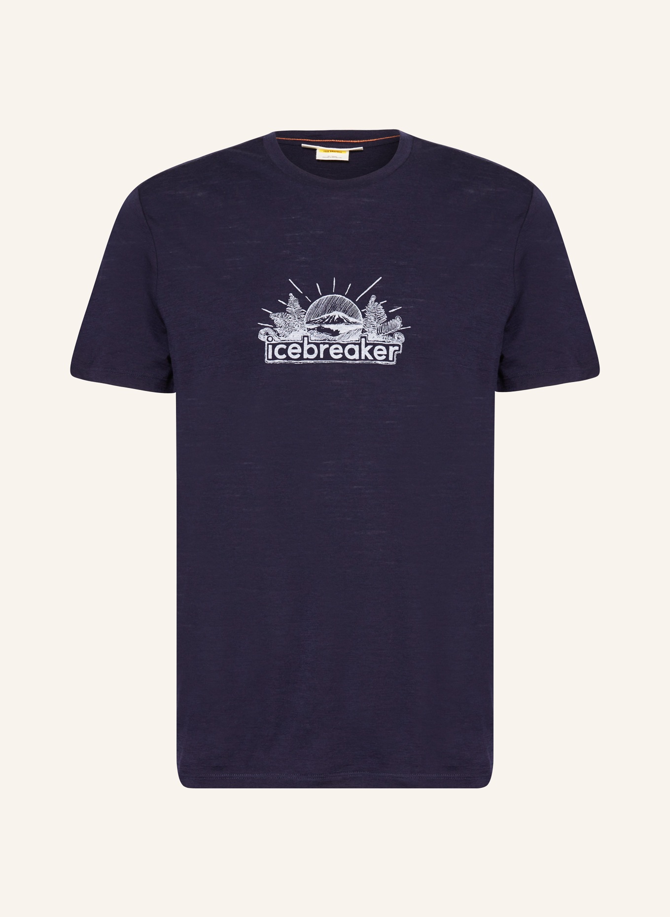 icebreaker T-shirt MERINO 150 TECH LITE III z wełny merino, Kolor: GRANATOWY (Obrazek 1)