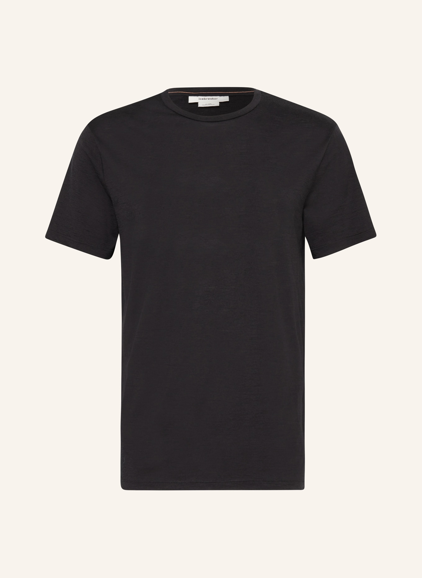 icebreaker T-shirt MERINO 150 TECH LITE III, Color: BLACK (Image 1)
