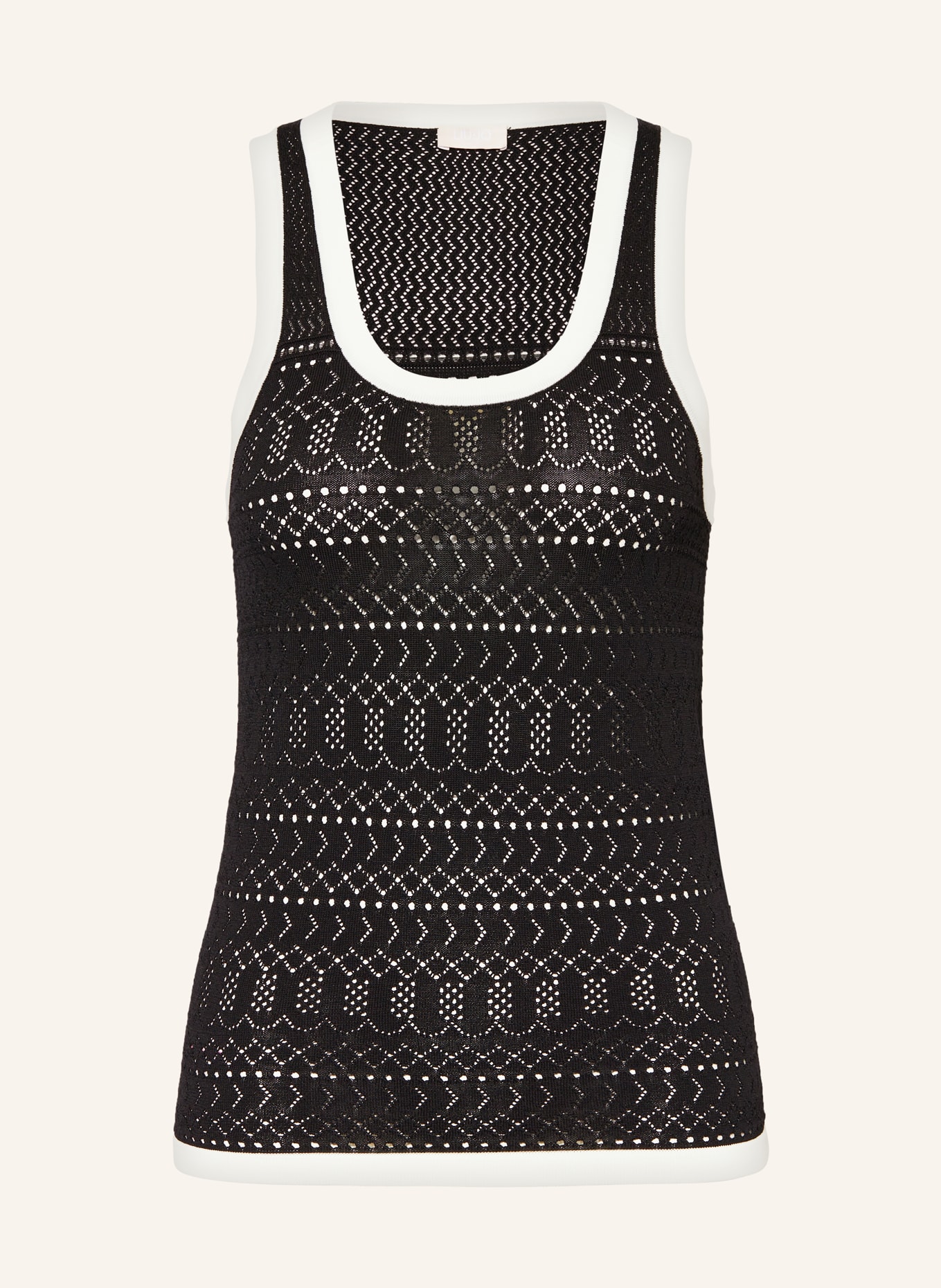 LIU JO Knit top, Color: BLACK/ WHITE (Image 1)