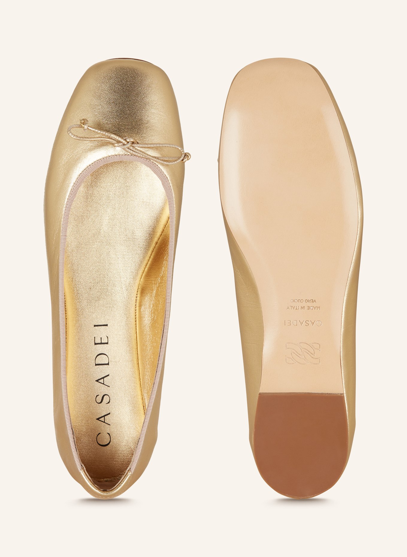 CASADEI Ballerinas FLASH, Farbe: GOLD (Bild 5)