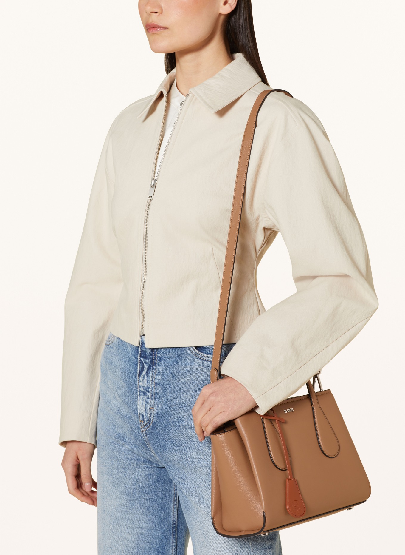 BOSS Handbag LIRIEL SMALL, Color: BEIGE (Image 4)