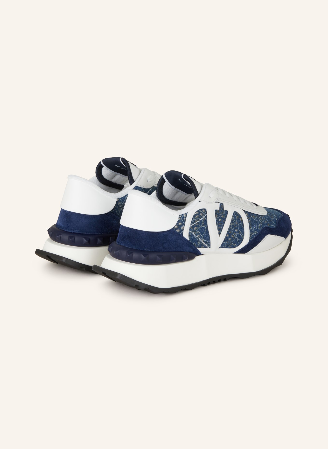 VALENTINO GARAVANI Sneakers LACERUNNER, Color: BLUE/ DARK BLUE/ WHITE (Image 2)