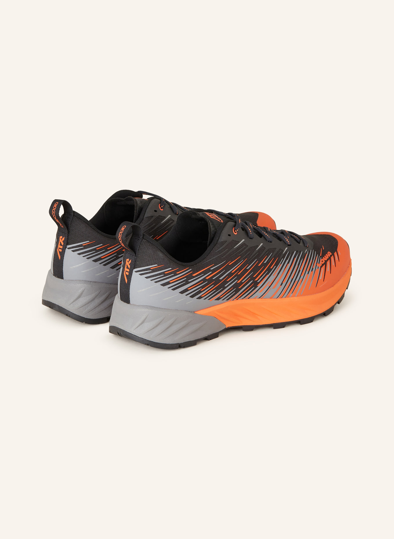 LOWA Trailrunning-Schuhe AMPLUX, Farbe: SCHWARZ/ GRAU/ ORANGE (Bild 2)