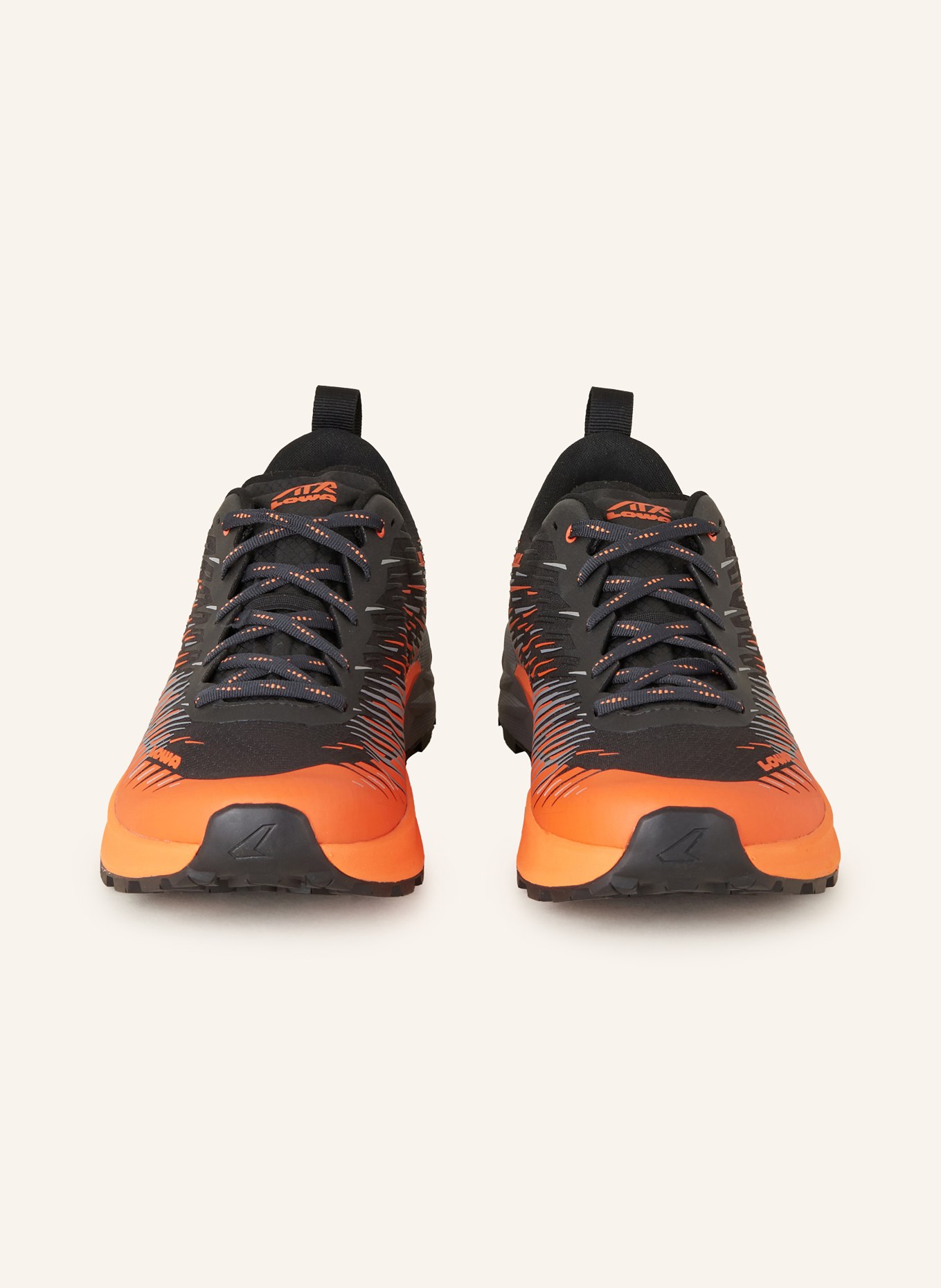 LOWA Trailrunning-Schuhe AMPLUX, Farbe: SCHWARZ/ GRAU/ ORANGE (Bild 3)