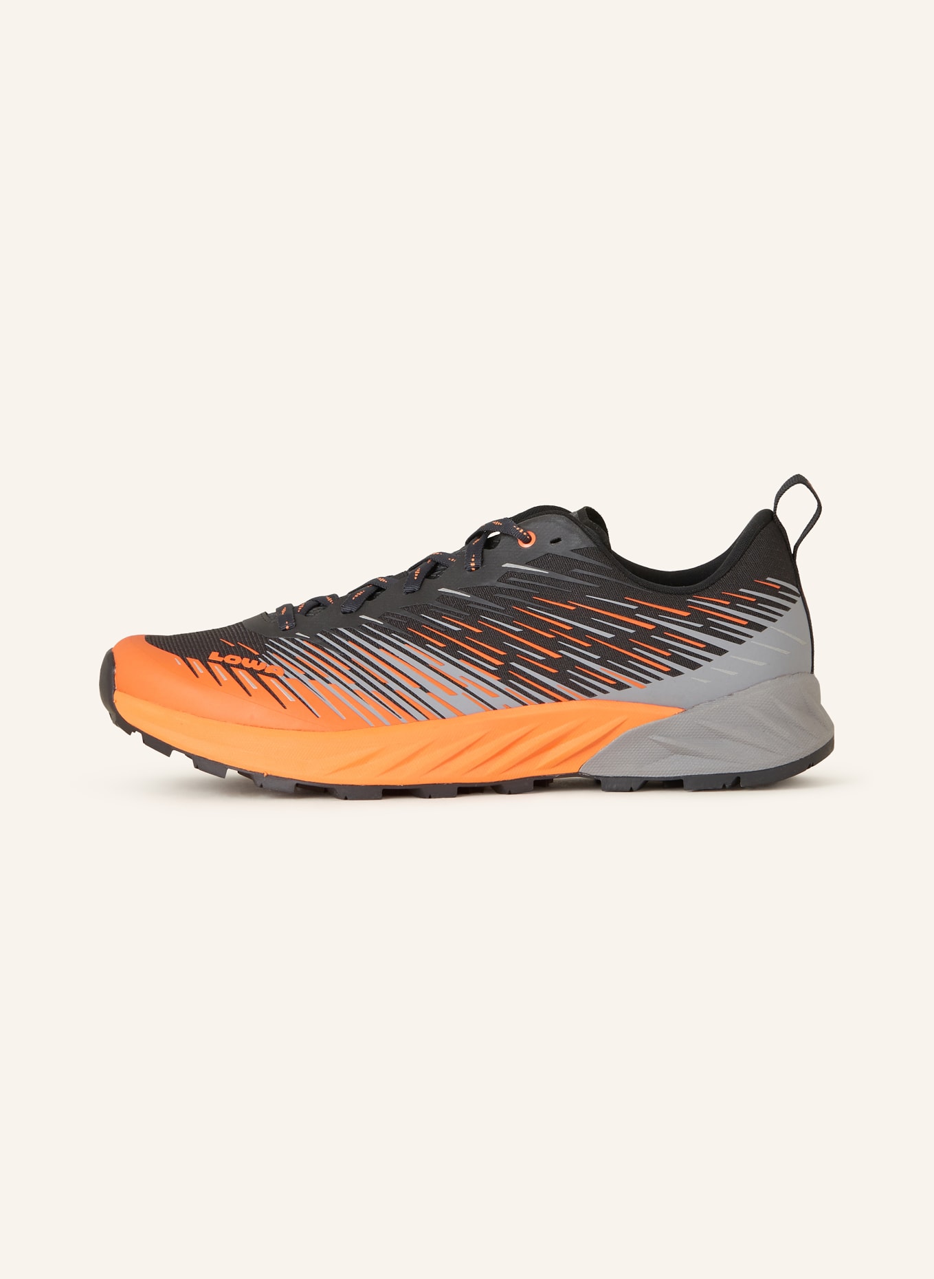 LOWA Trailrunning-Schuhe AMPLUX, Farbe: SCHWARZ/ GRAU/ ORANGE (Bild 4)