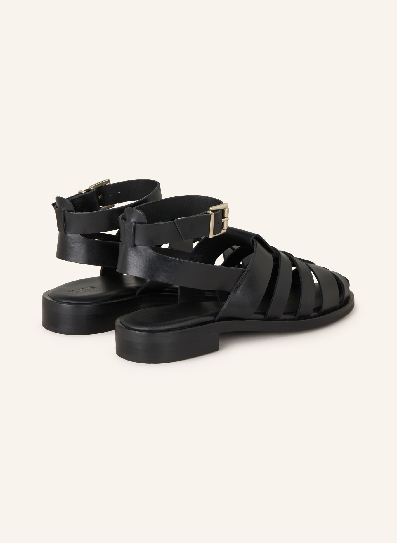 ALOHAS Sandals PERRY with cut-outs: BLACK