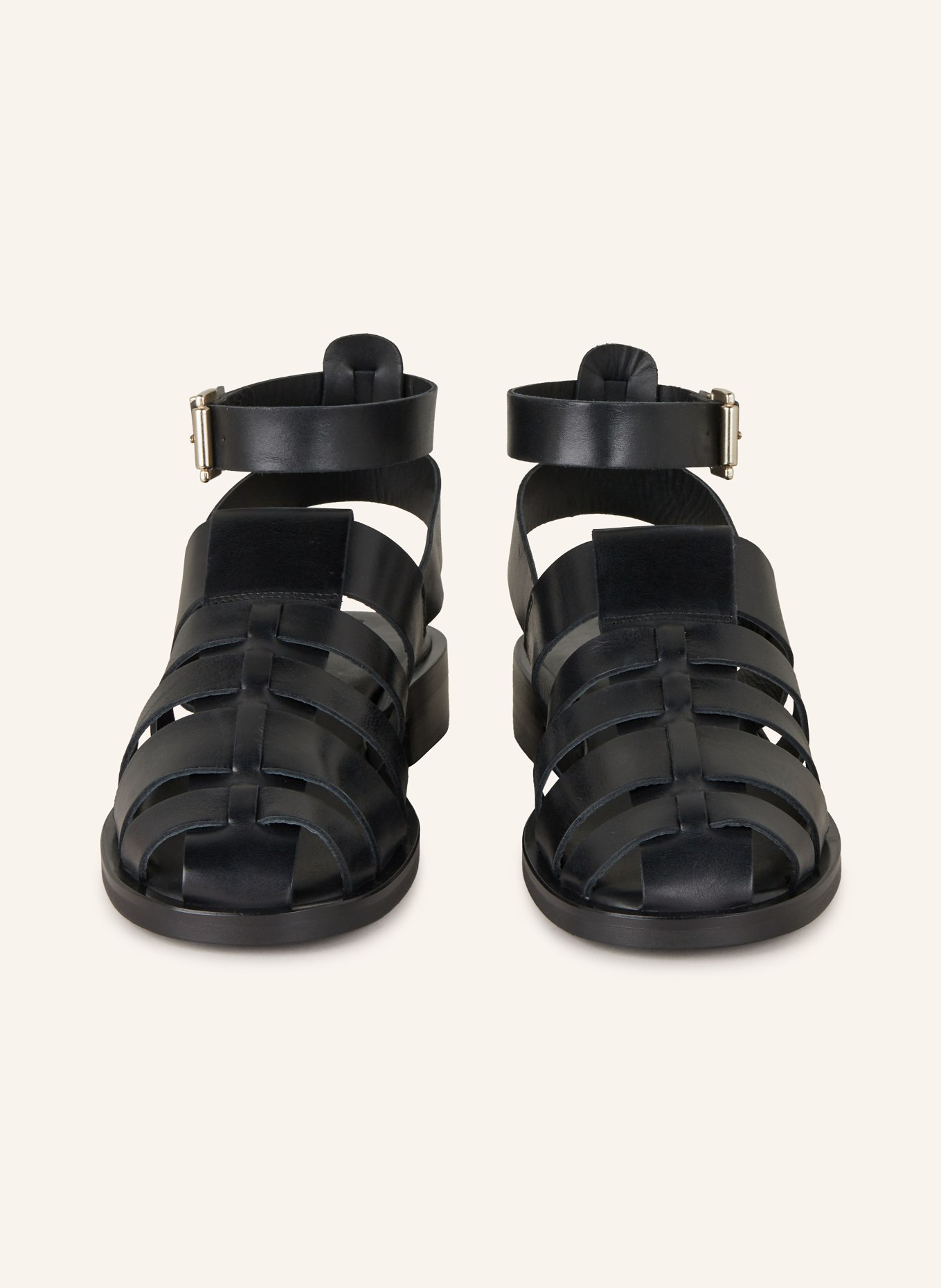 ALOHAS Sandals PERRY with cut-outs, Color: BLACK (Image 3)
