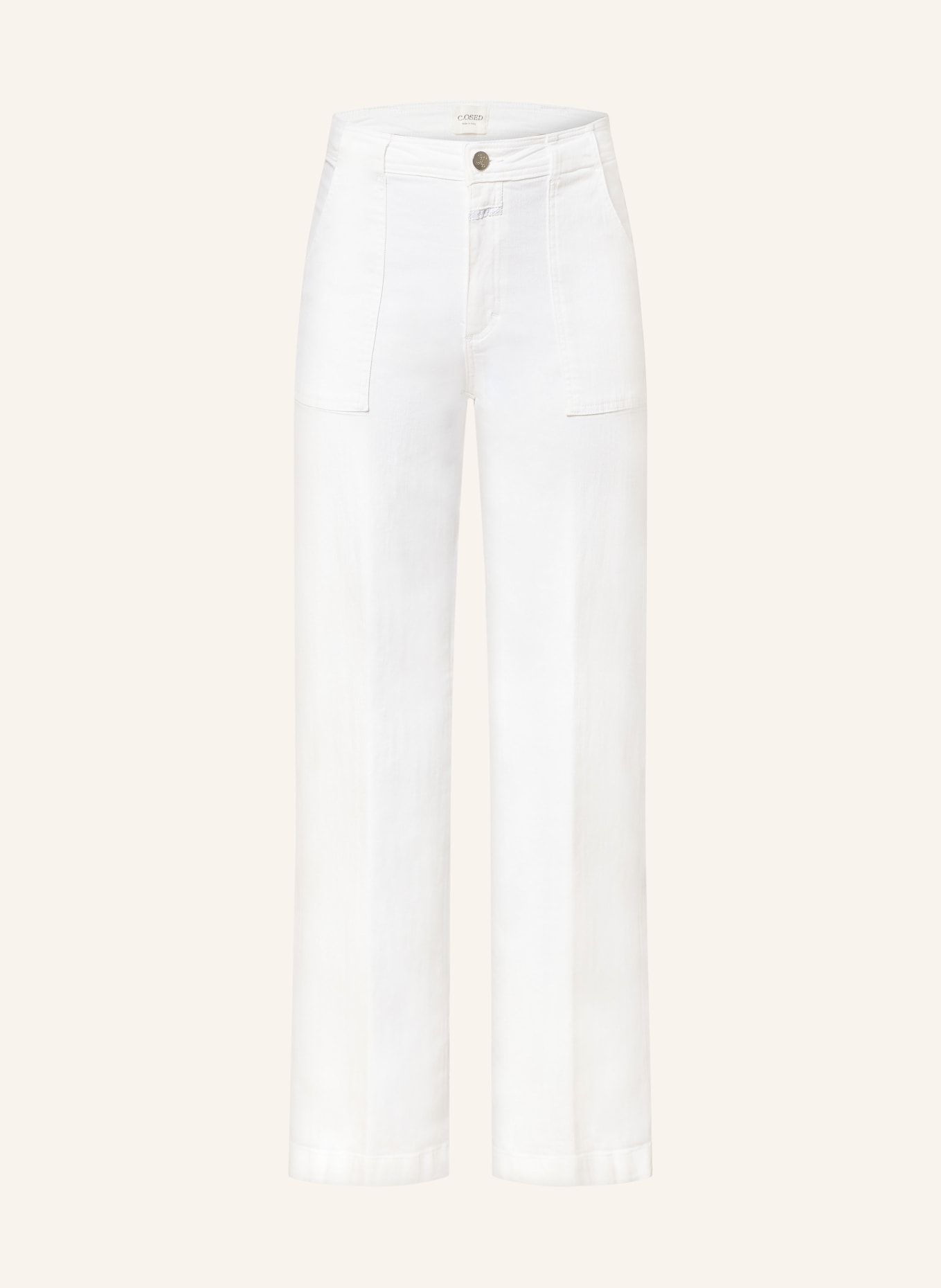 CLOSED Flared Jeans ARIA, Farbe: WEISS (Bild 1)