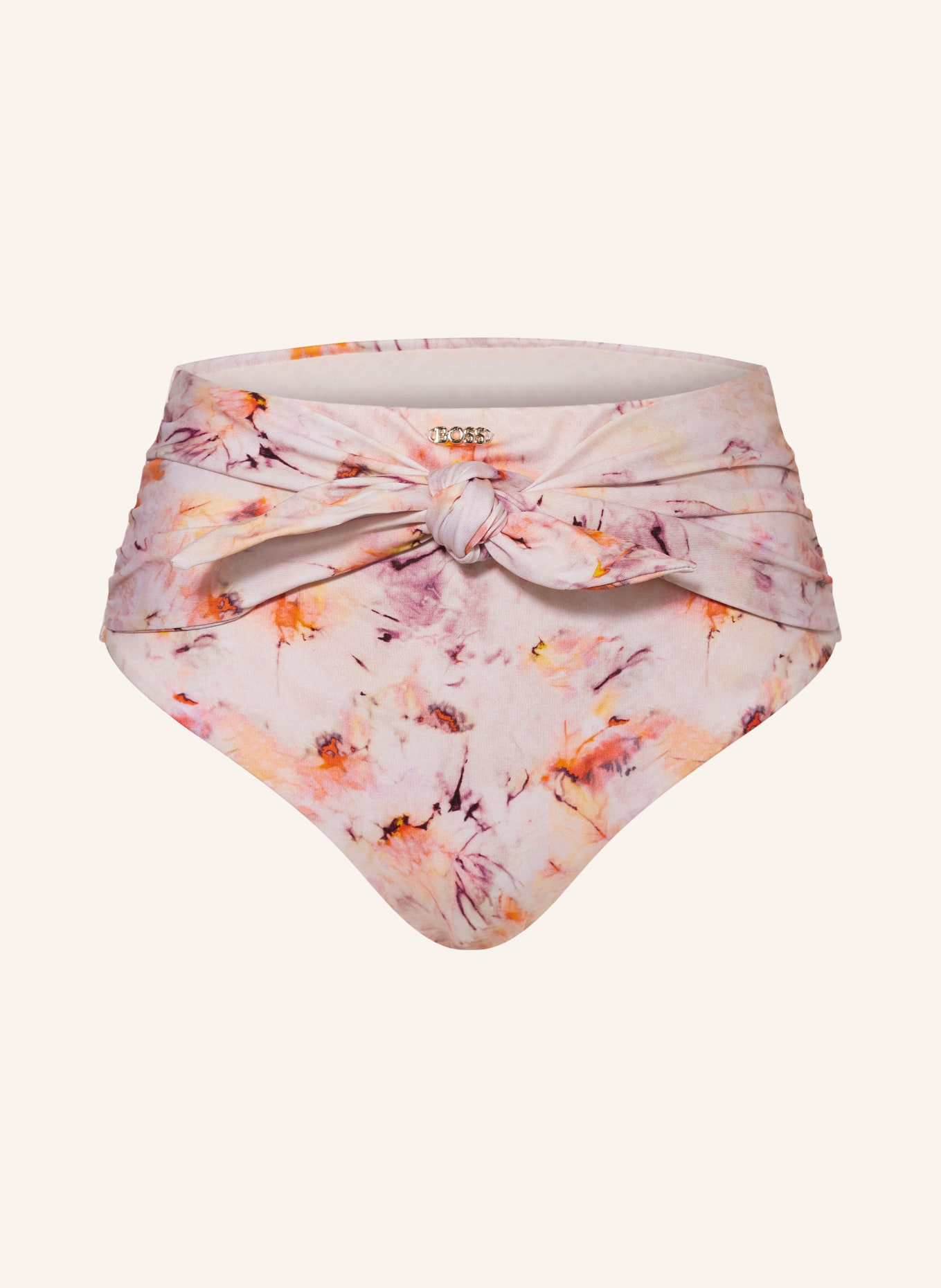 BOSS High waist bikini bottoms BLAIR, Color: ROSE/ FUCHSIA/ ORANGE (Image 1)