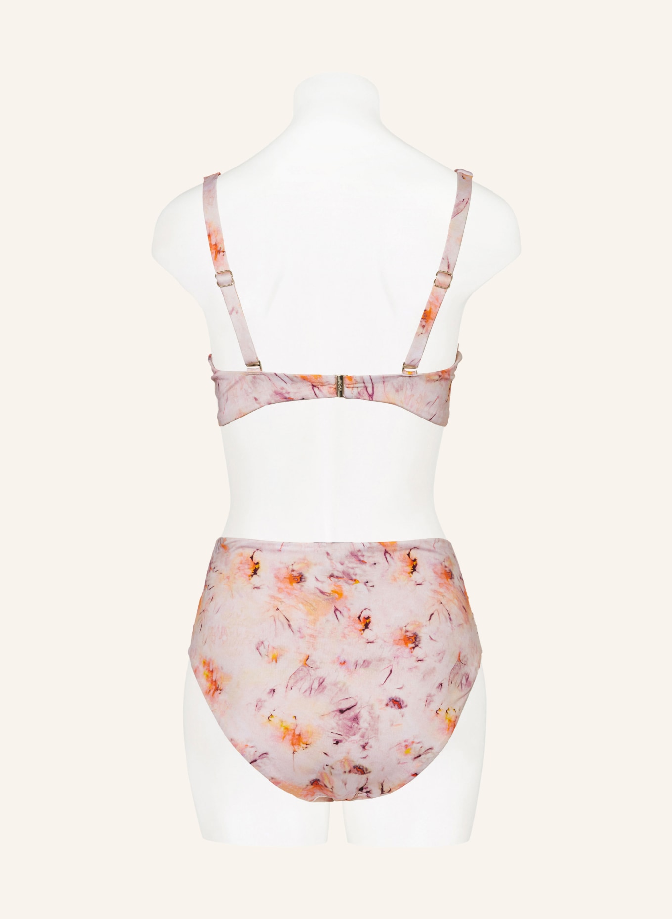 BOSS High-Waist-Bikini-Hose BLAIR, Farbe: ROSÉ/ FUCHSIA/ ORANGE (Bild 3)