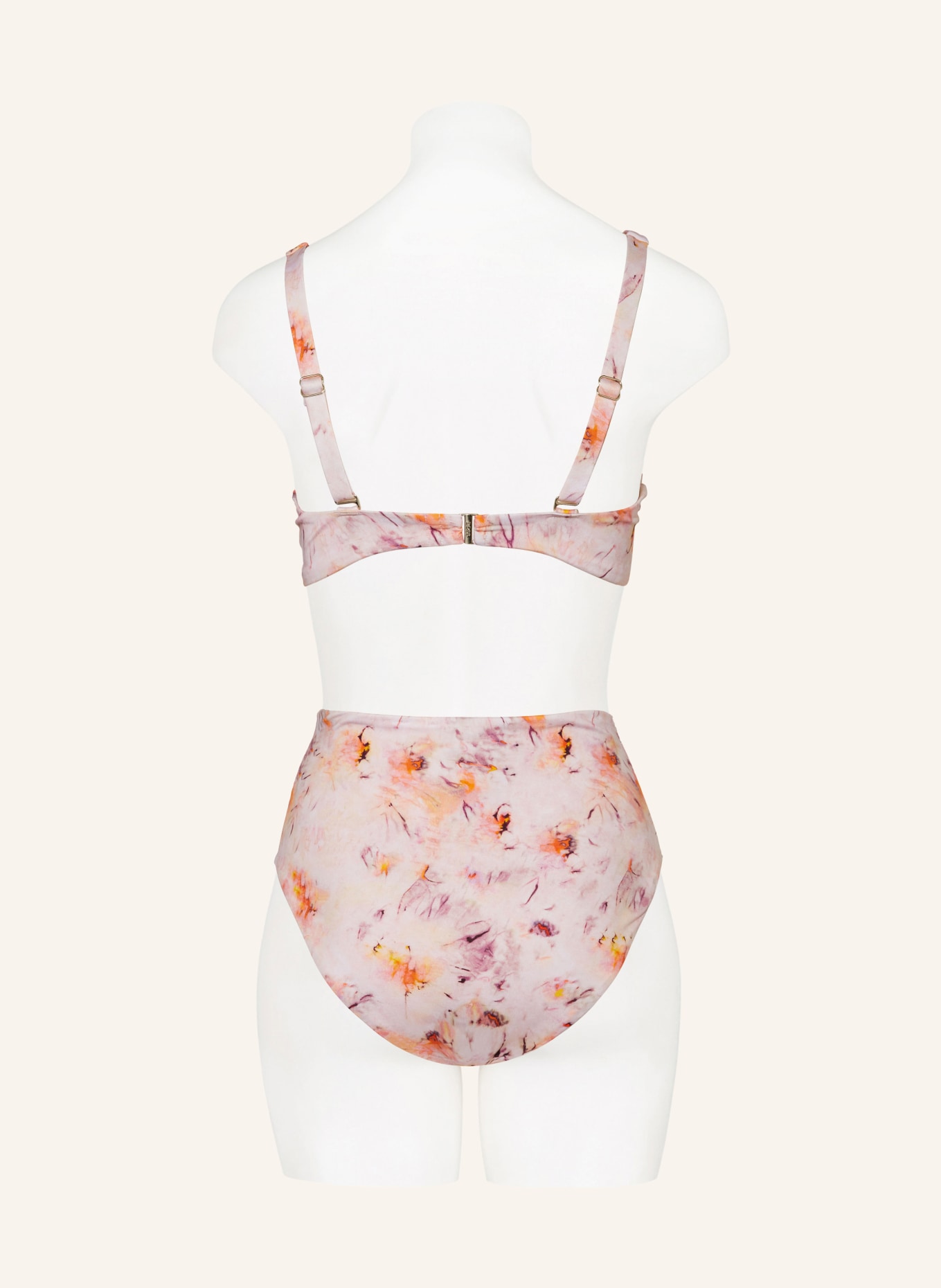 BOSS Bralette-Bikini-Top BLAIR, Farbe: ROSÉ/ FUCHSIA/ ORANGE (Bild 3)