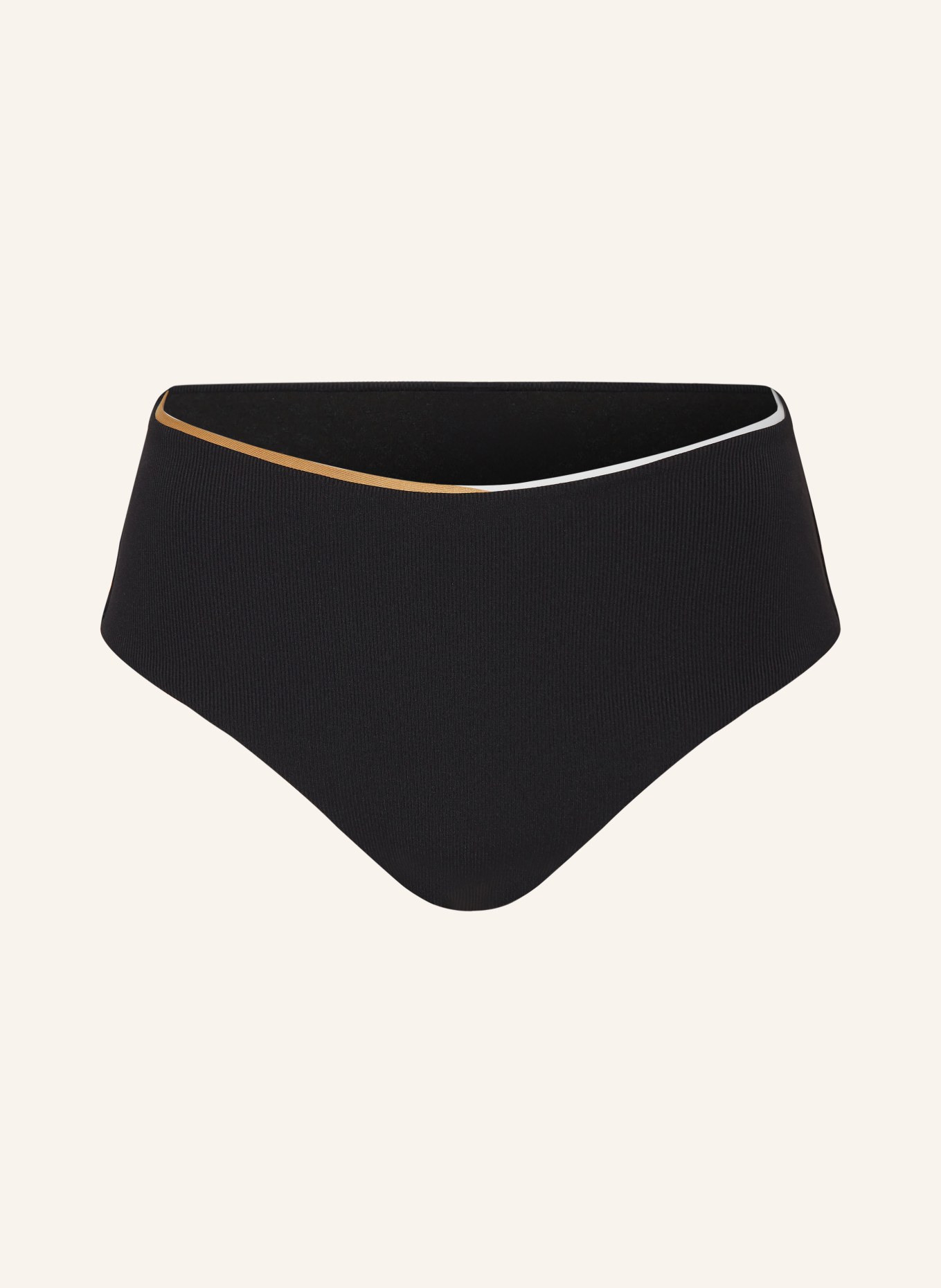 BOSS High-waist bikini bottoms BIANACA, Color: BLACK (Image 1)