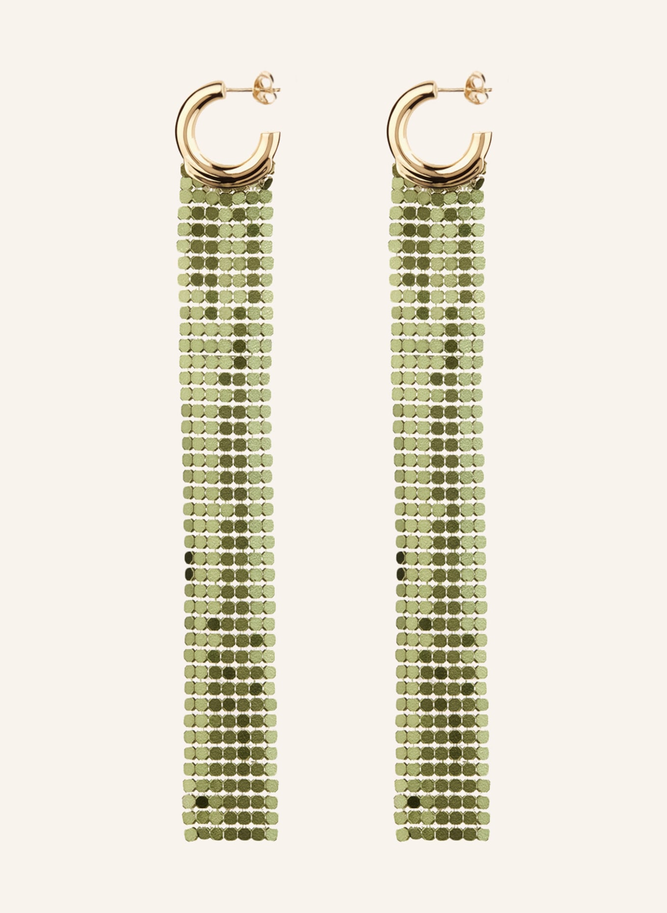 rabanne Dangle earrings, Color: GREEN (Image 1)