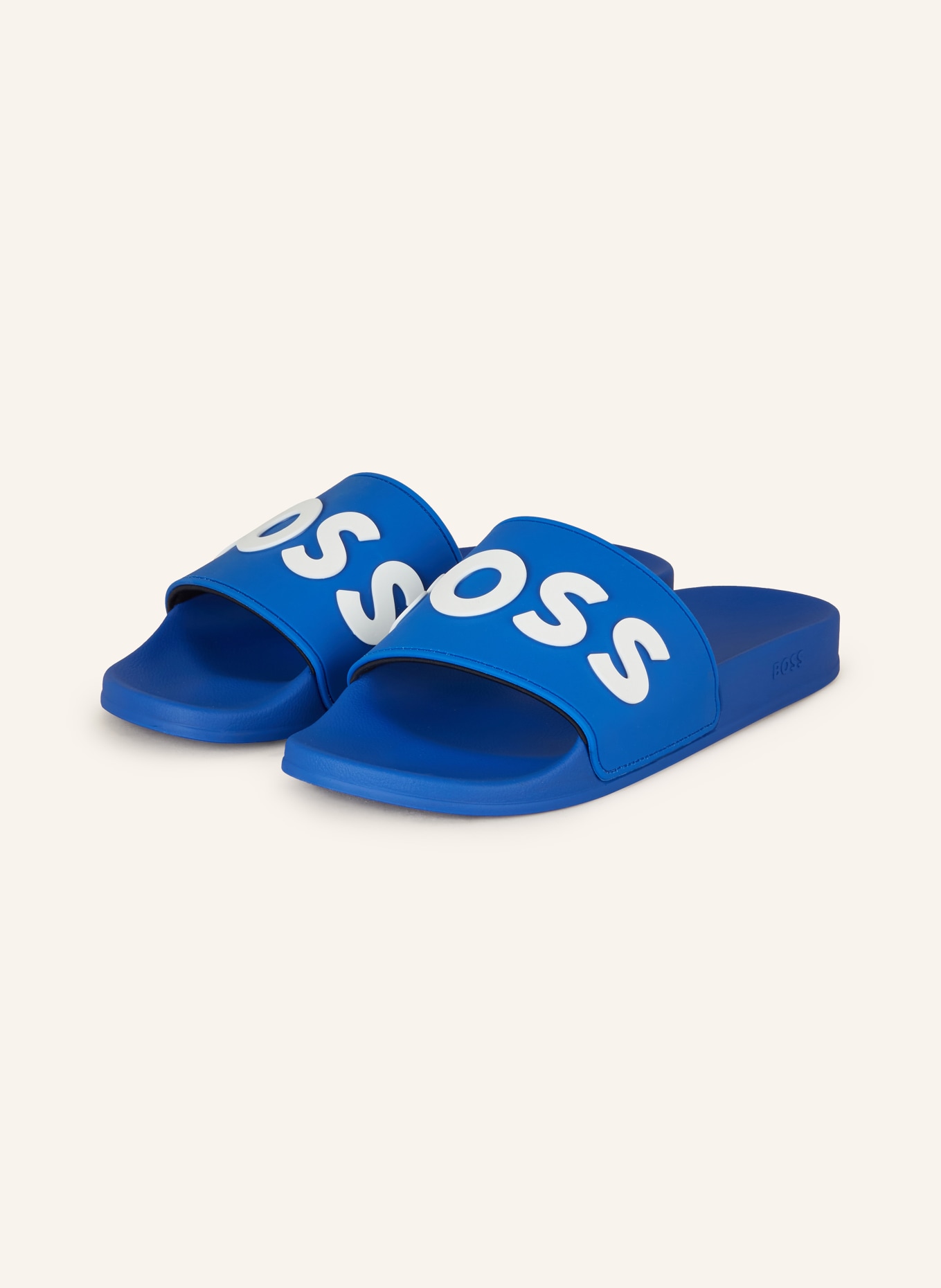 Blue hugo boss sliders store