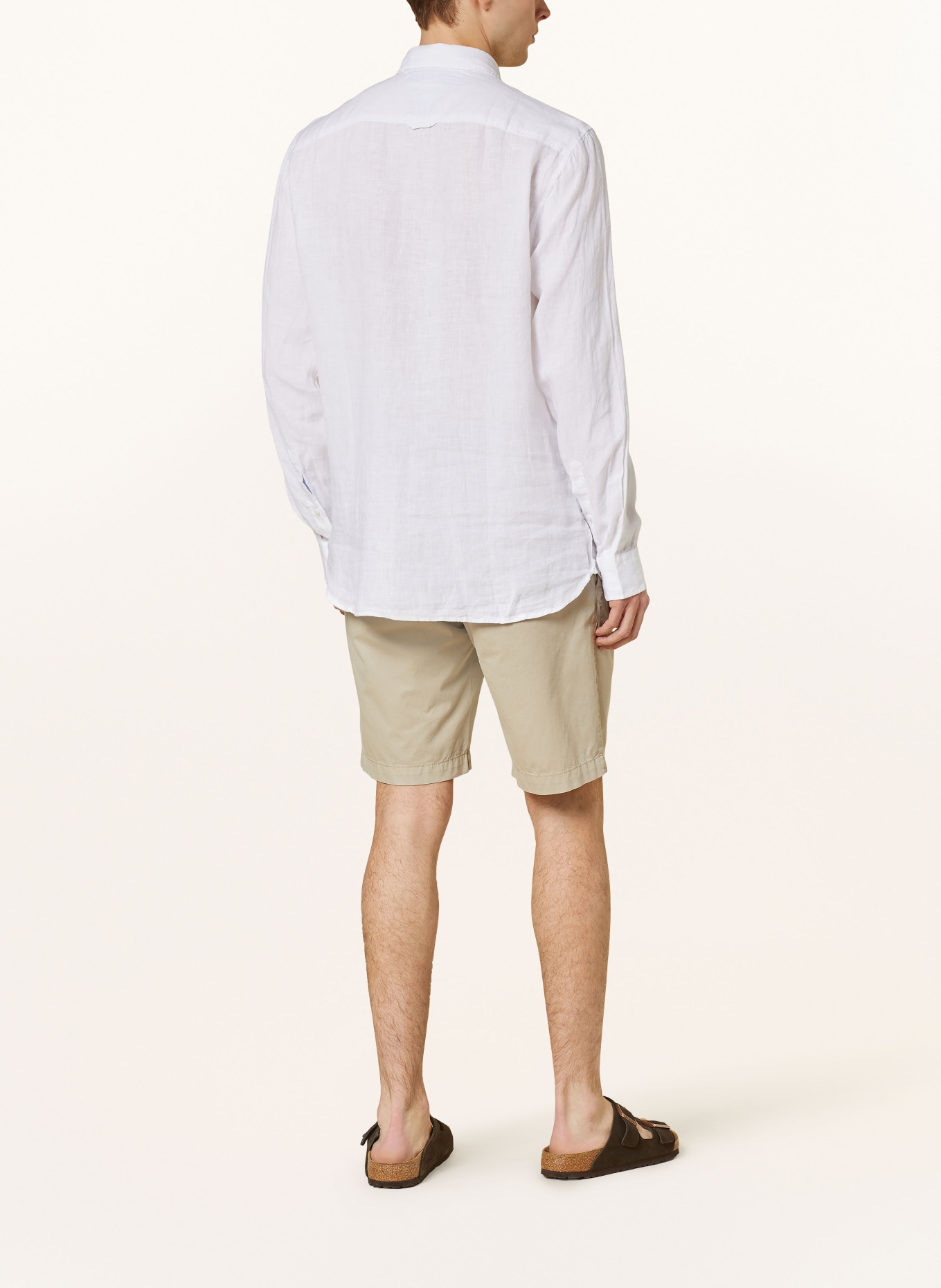 TOMMY HILFIGER Linen shirt regular fit, Color: WHITE (Image 3)