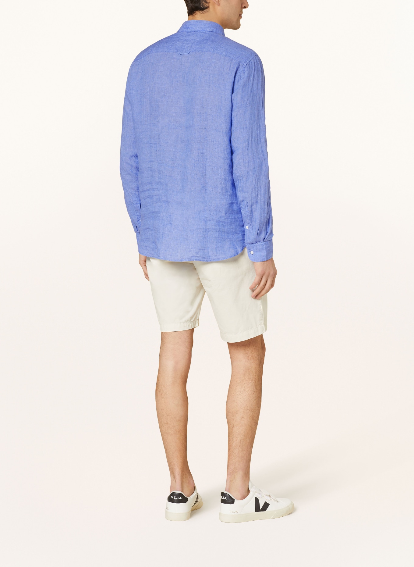 TOMMY HILFIGER Linen shirt regular fit, Color: BLUE (Image 3)