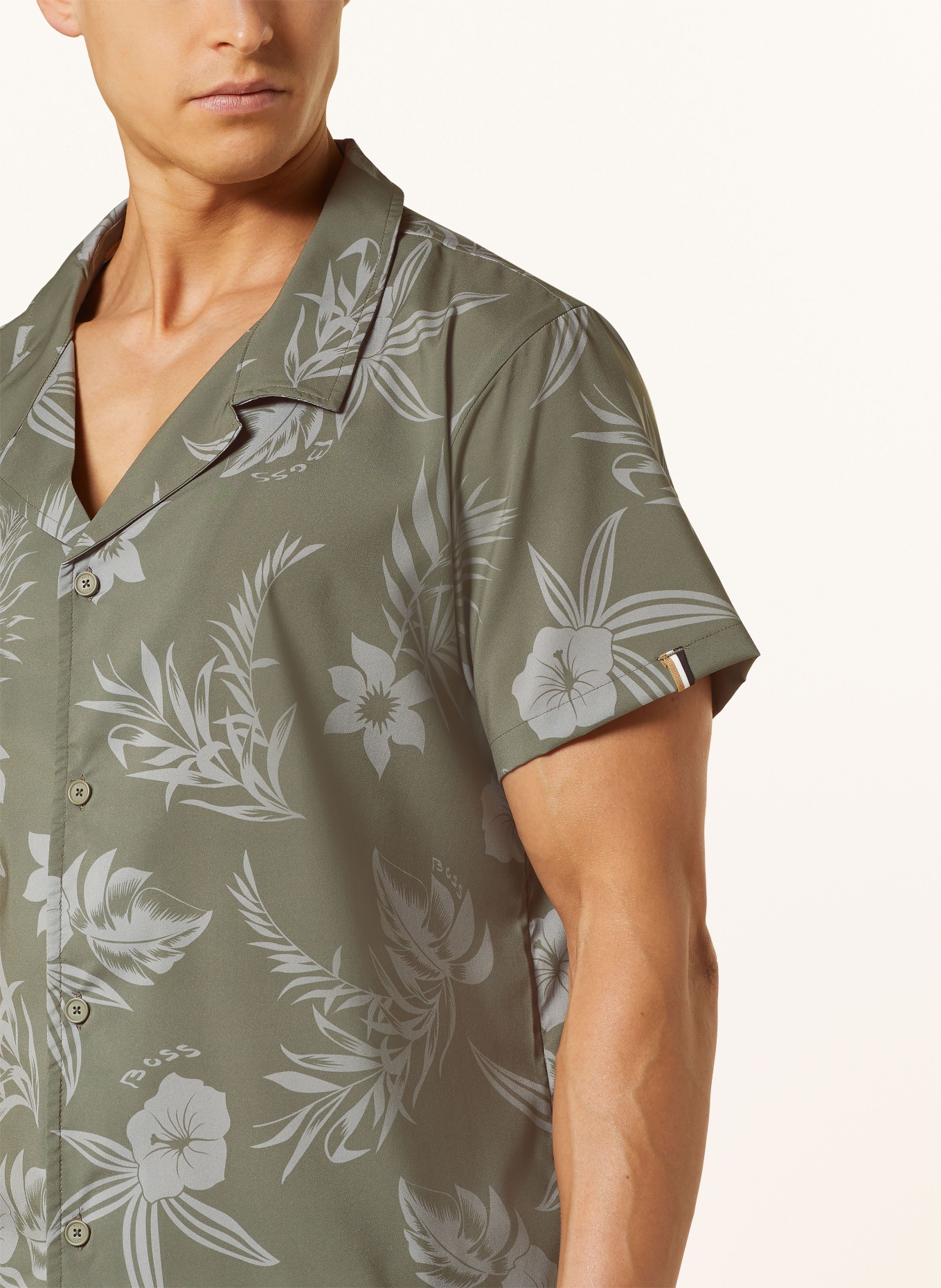 BOSS Resort shirt REEV comfort fit, Color: 250 BEIGE/KHAKI (Image 4)