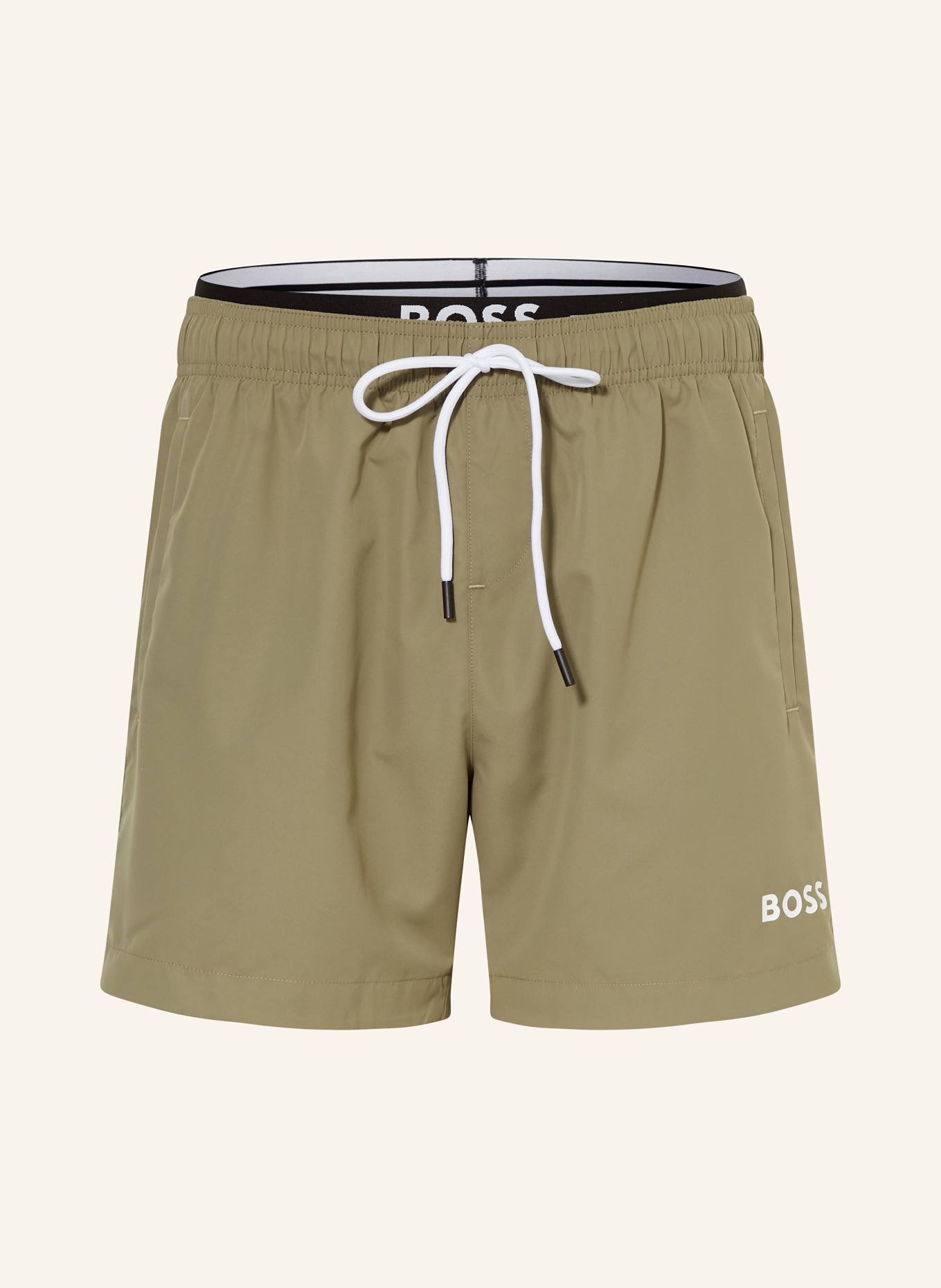BOSS Swim shorts AMUR, Color: KHAKI (Image 1)