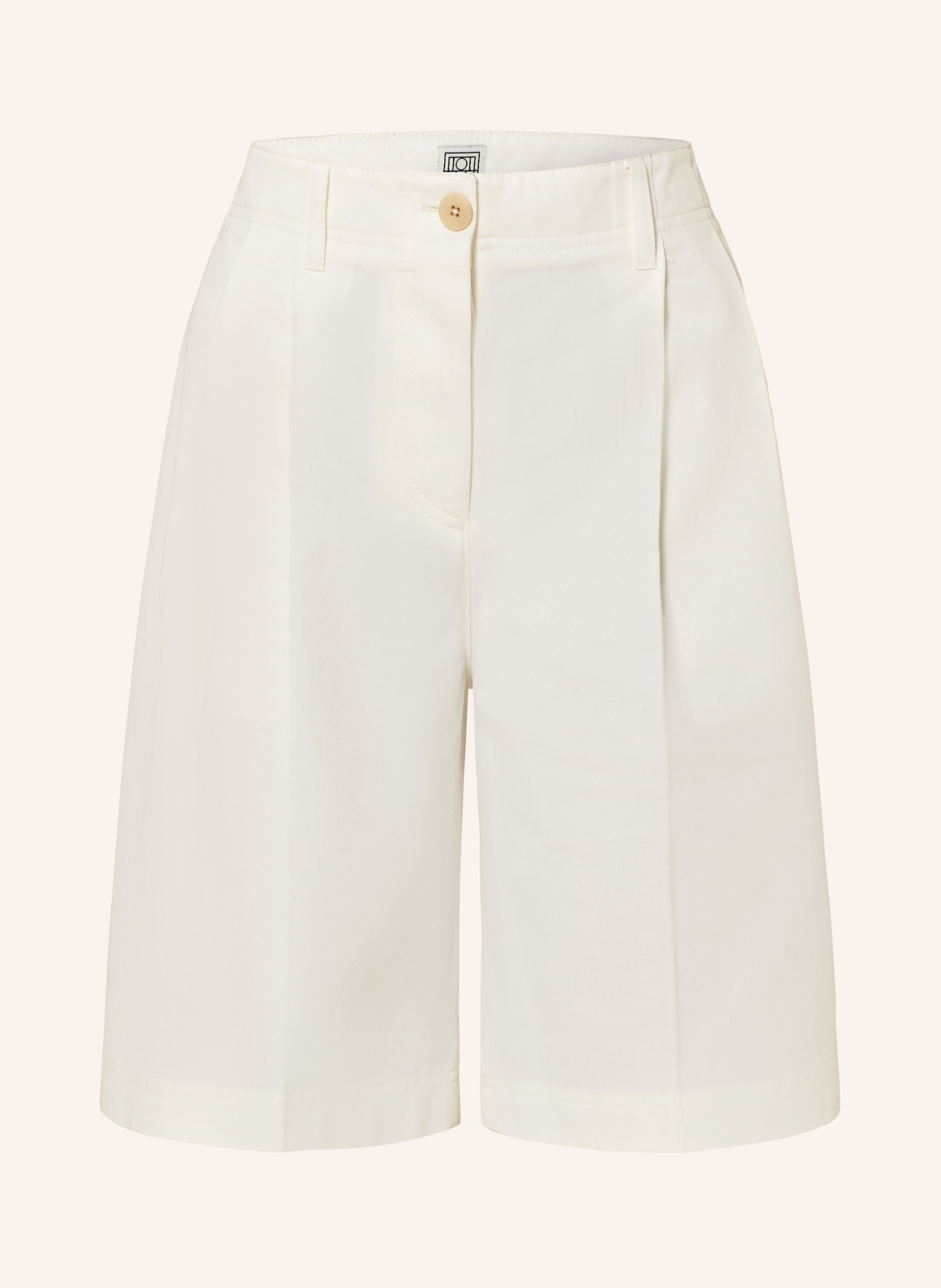 TOTEME Shorts, Color: WHITE (Image 1)