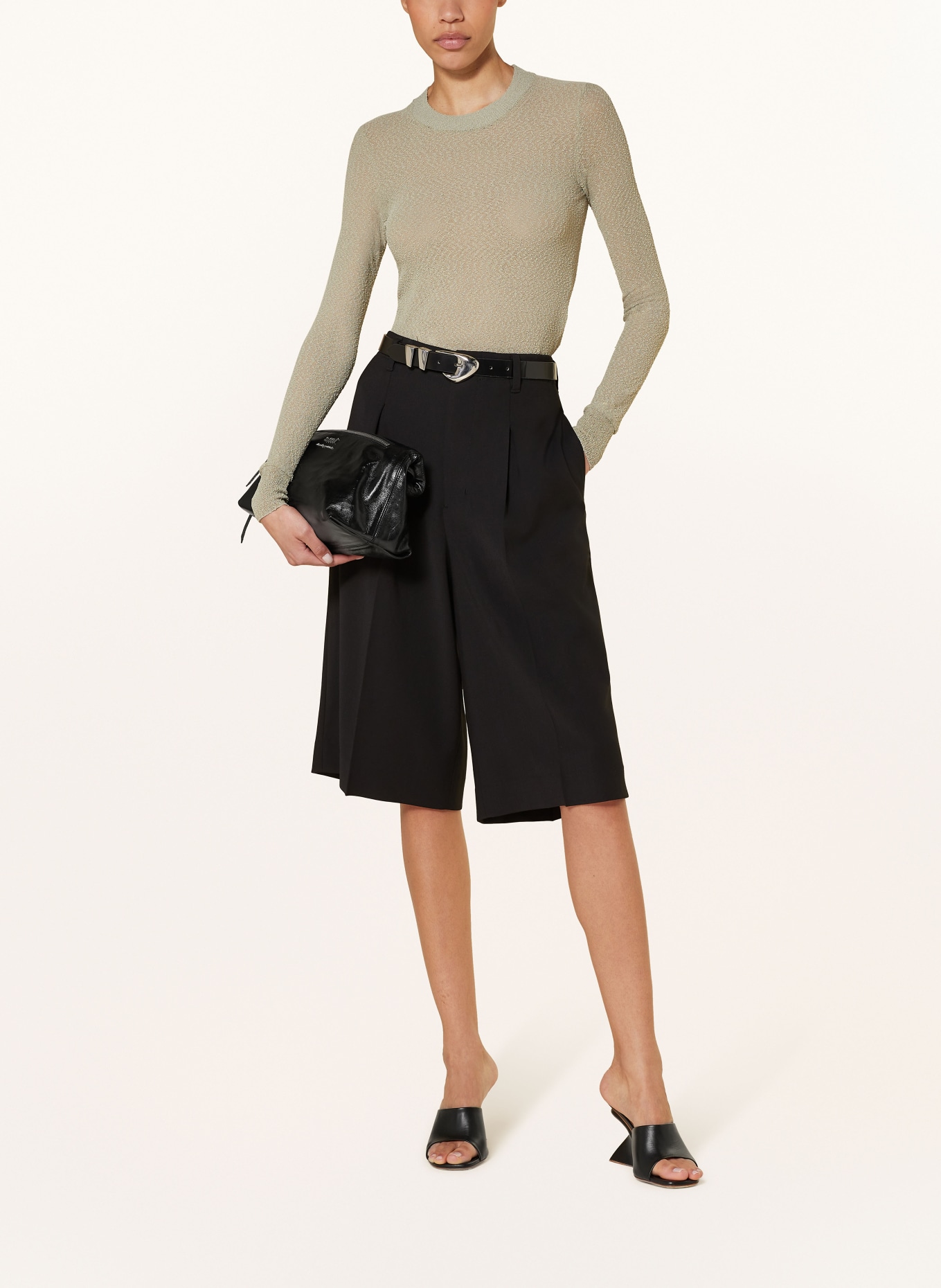 AMI PARIS Shopper, Color: BLACK (Image 5)