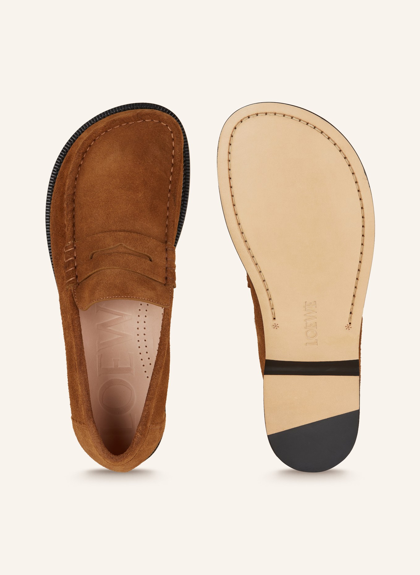 LOEWE Penny loafers CAMPO, Color: BROWN (Image 5)
