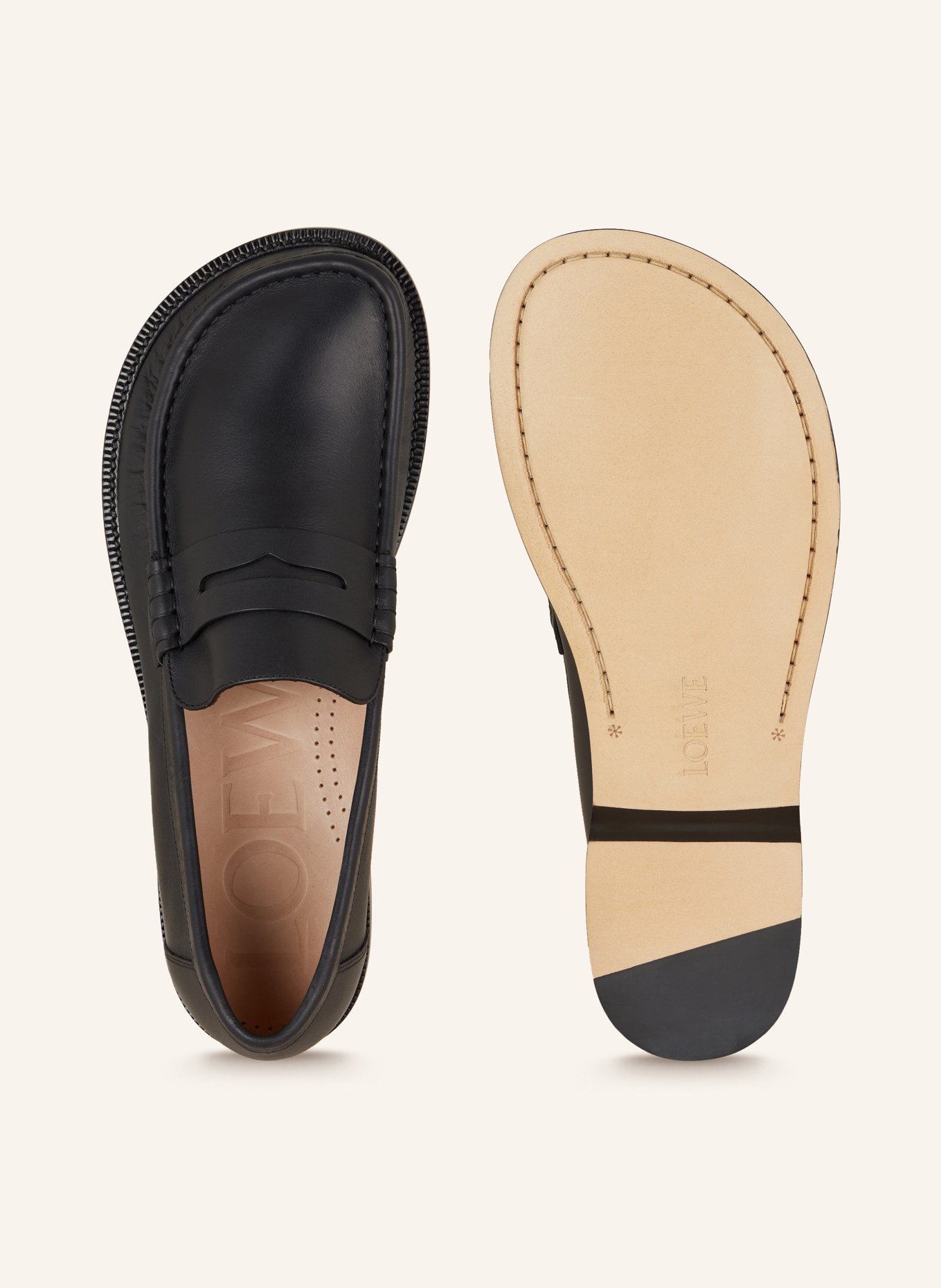 LOEWE Penny loafers CAMPO, Color: BLACK (Image 5)