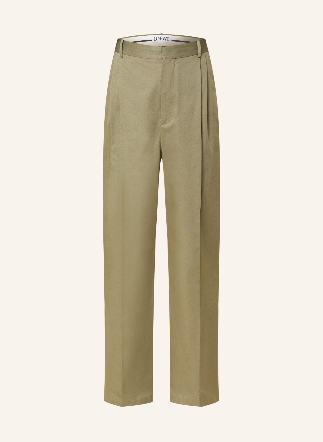 LOEWE Trousers relaxed fit, Color: OLIVE (Image 1)