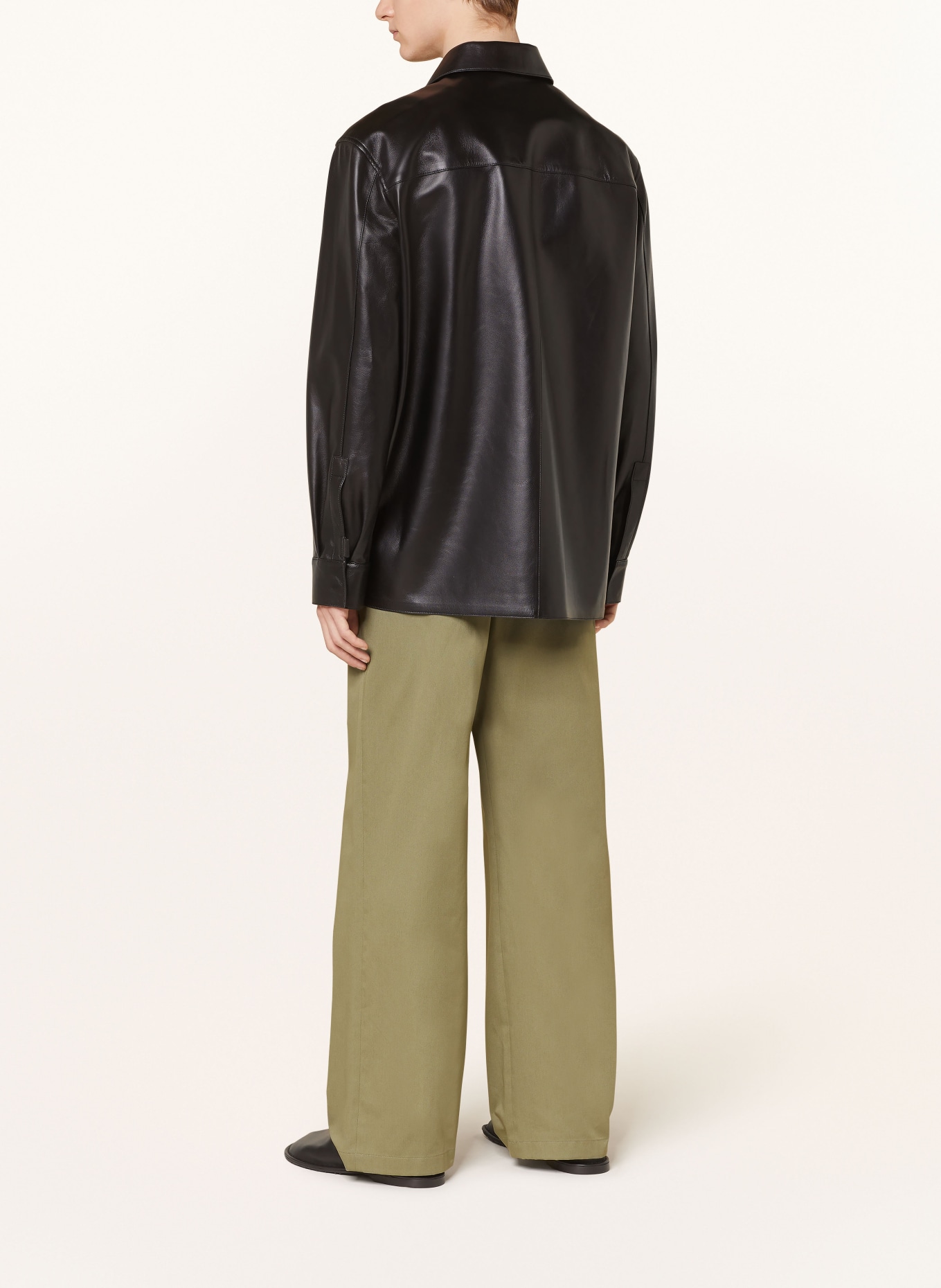 LOEWE Trousers relaxed fit, Color: OLIVE (Image 3)