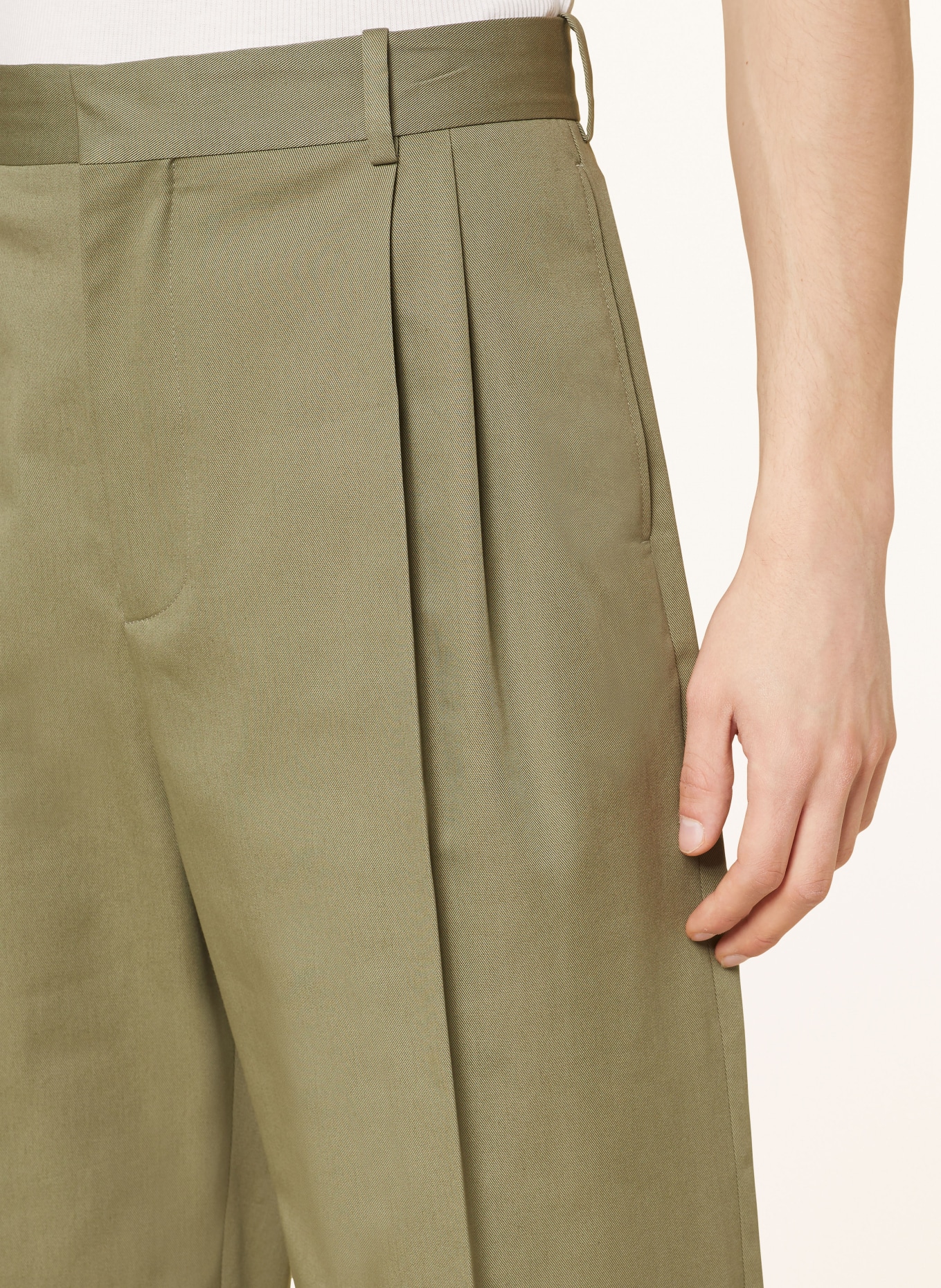 LOEWE Trousers relaxed fit, Color: OLIVE (Image 5)