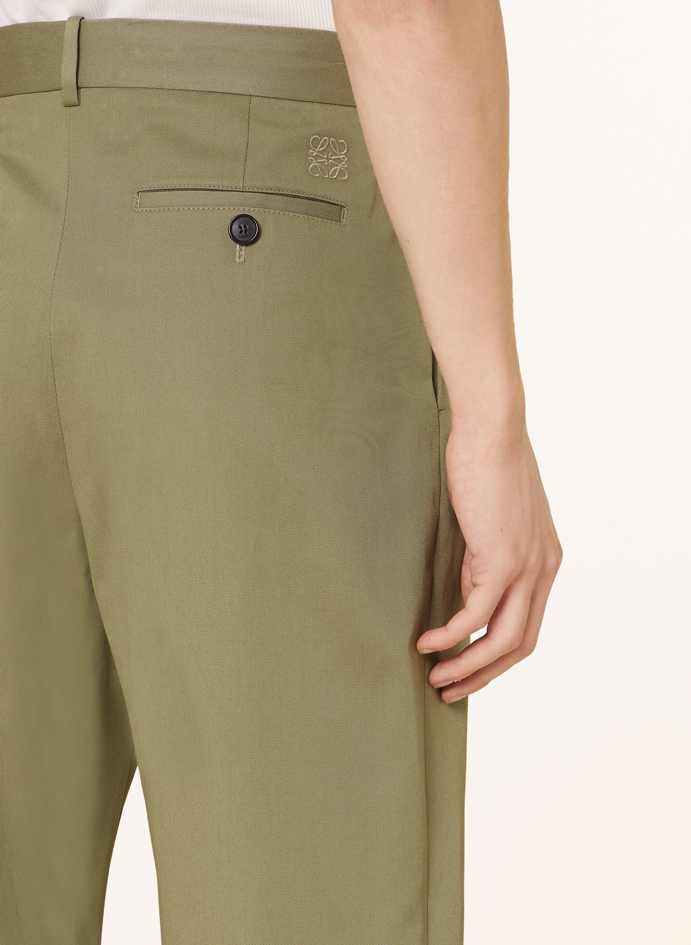 LOEWE Trousers relaxed fit, Color: OLIVE (Image 6)