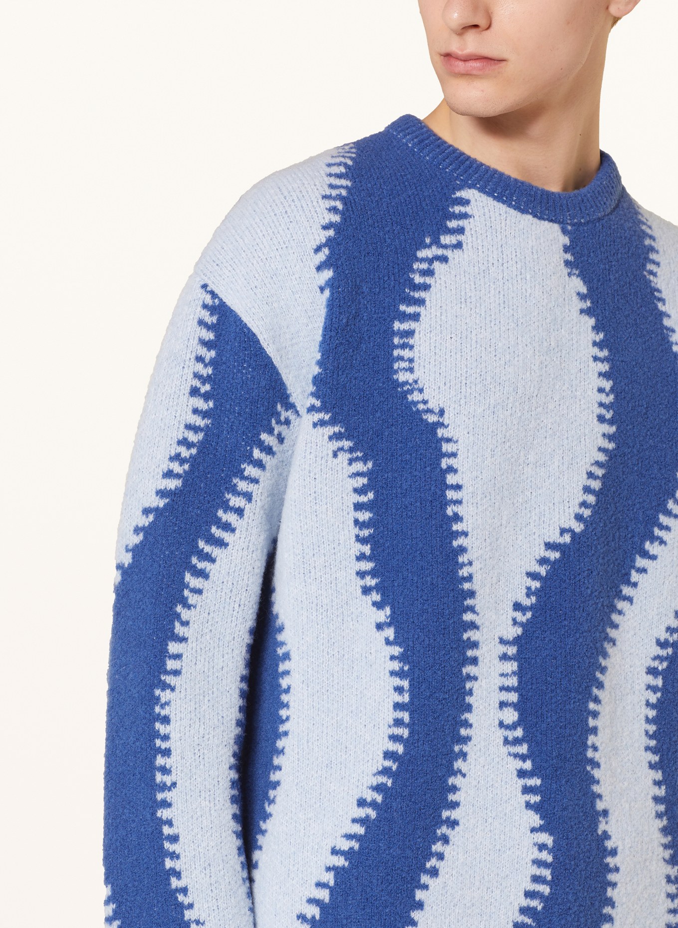 LOEWE Pullover, Farbe: BLAU/ HELLBLAU (Bild 4)