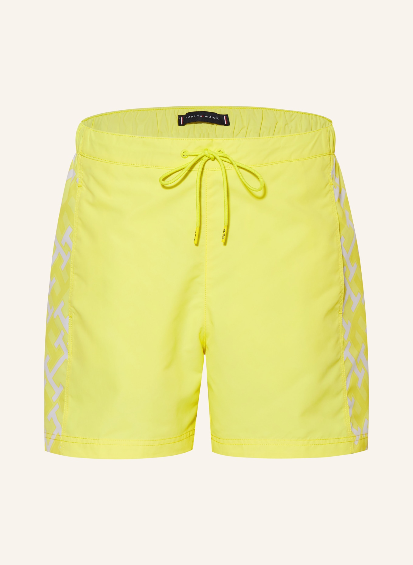 TOMMY HILFIGER Swim shorts, Color: YELLOW/ WHITE (Image 1)