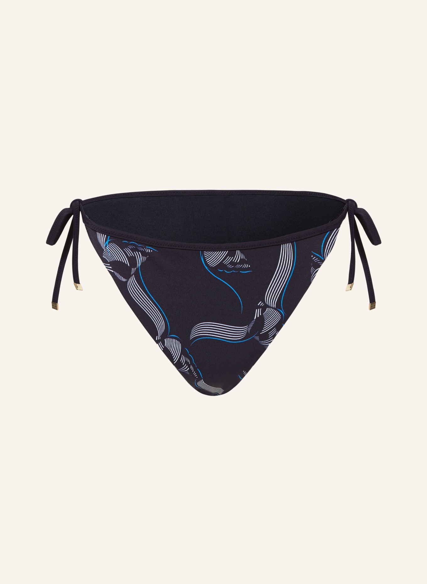 TOMMY HILFIGER Triangle bikini bottoms, Color: DARK BLUE/ WHITE/ TURQUOISE (Image 1)