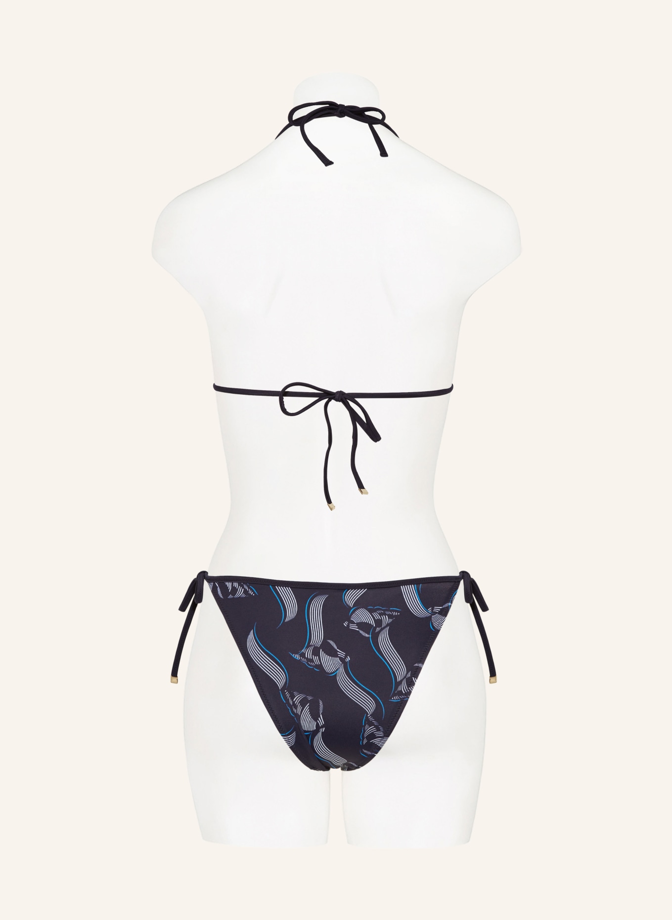 TOMMY HILFIGER Triangle bikini bottoms, Color: DARK BLUE/ WHITE/ TURQUOISE (Image 3)