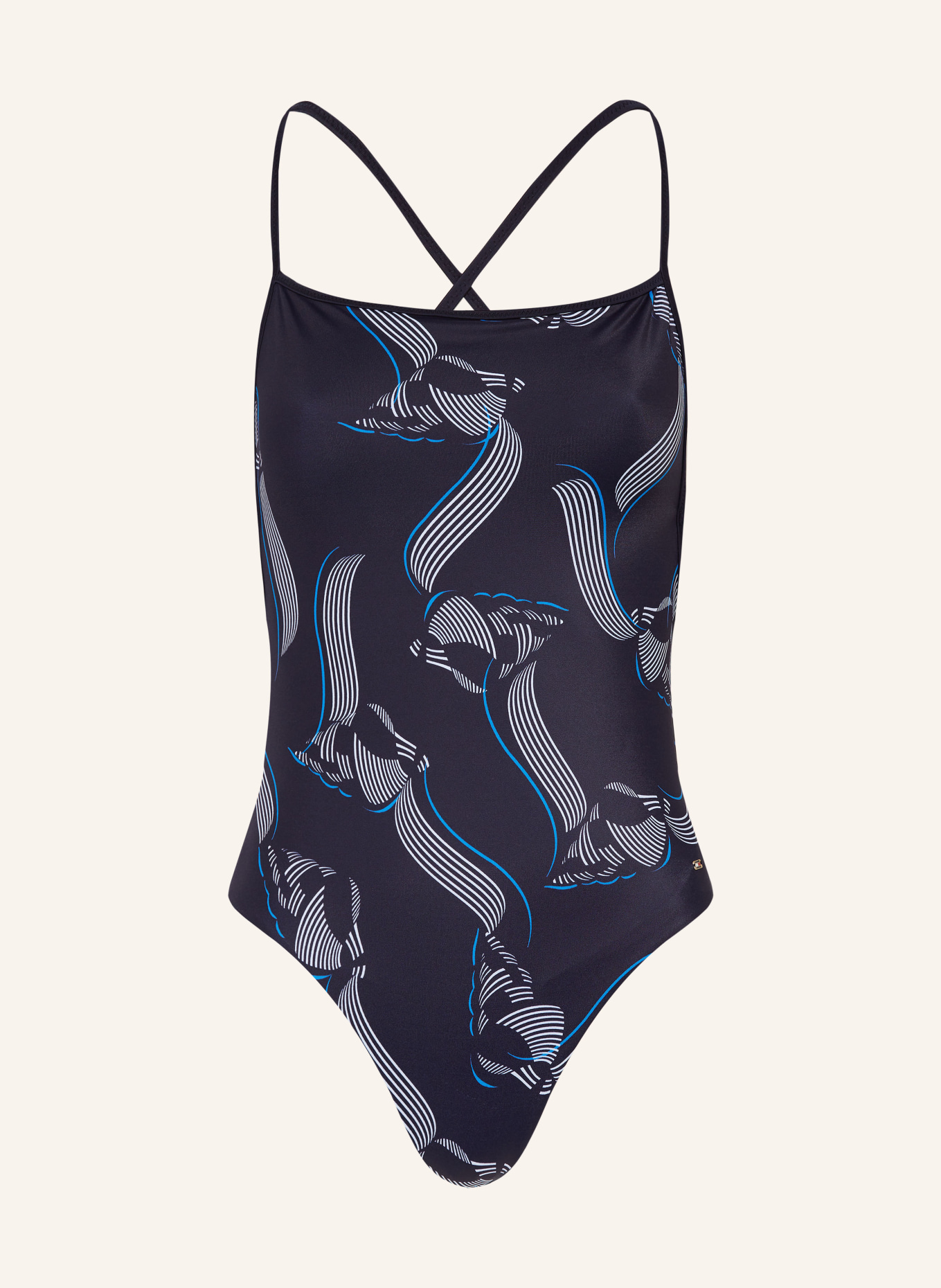 TOMMY HILFIGER Swimsuit, Color: DARK BLUE/ WHITE/ TURQUOISE (Image 1)