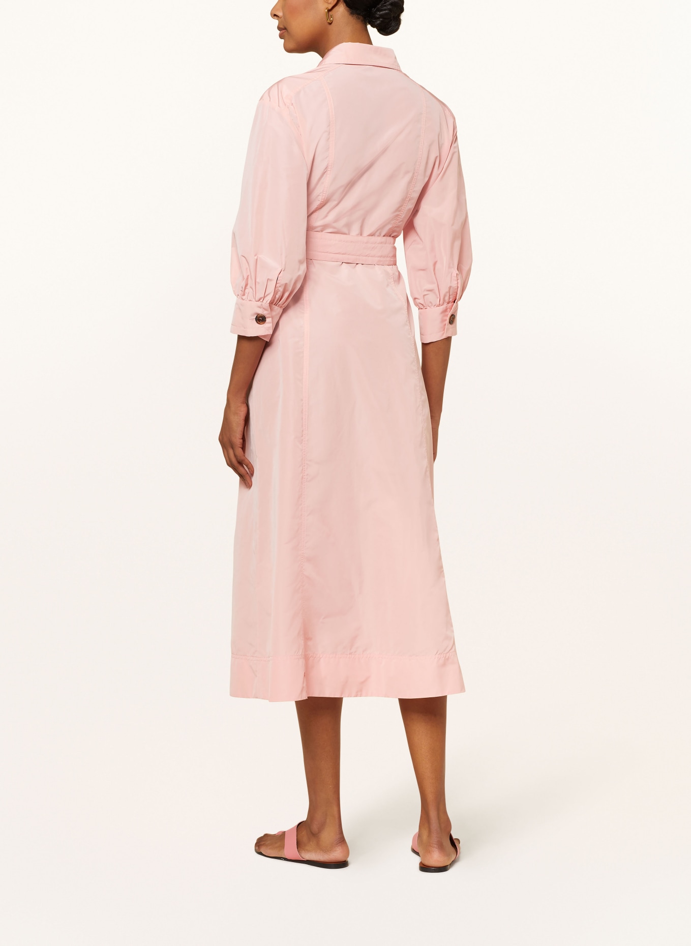MARELLA Shirt dress with 3/4 sleeves, Color: 002 PEACH (Image 3)