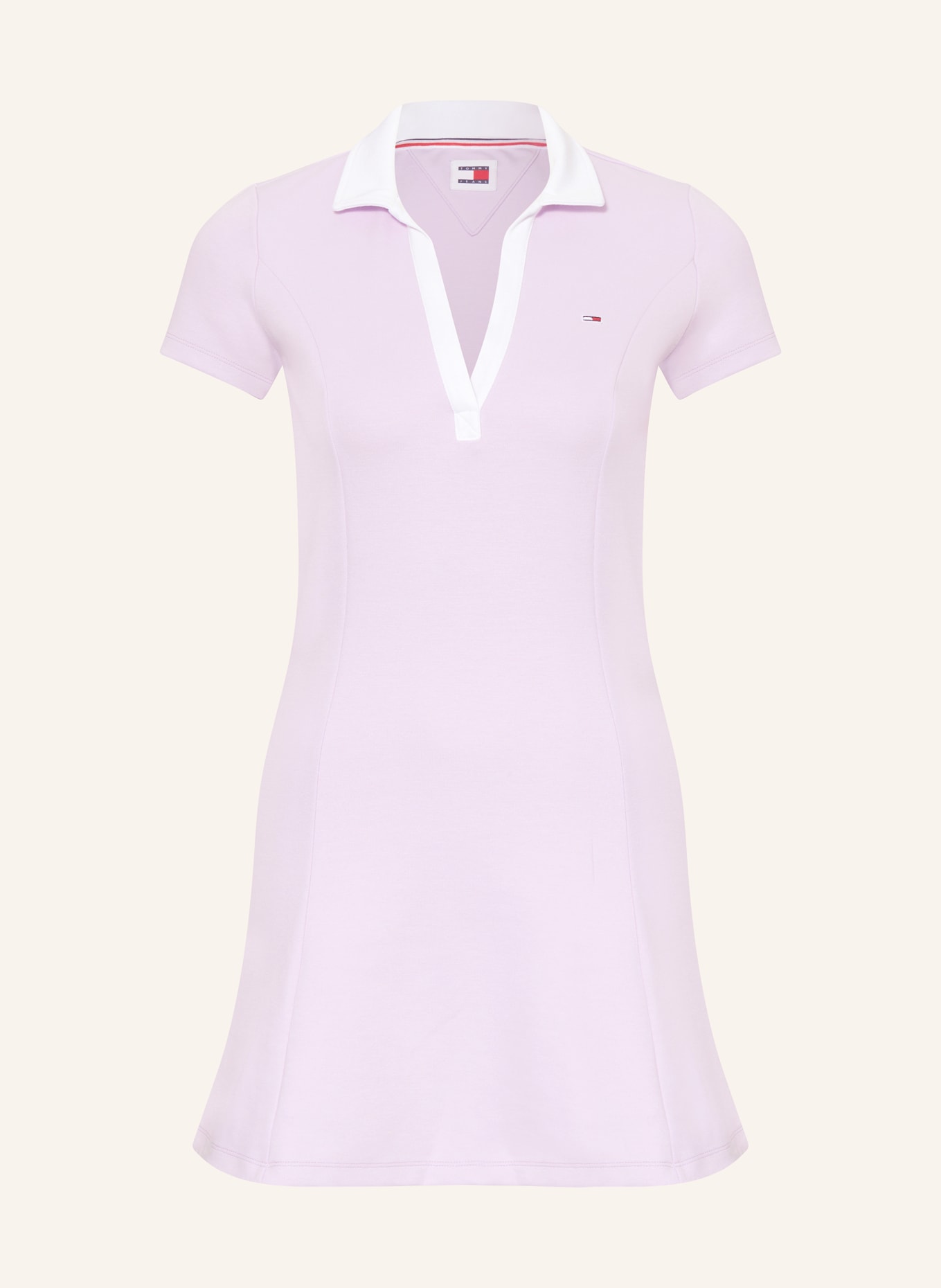TOMMY JEANS Polo dress, Color: W06 Lavender Flower (Image 1)