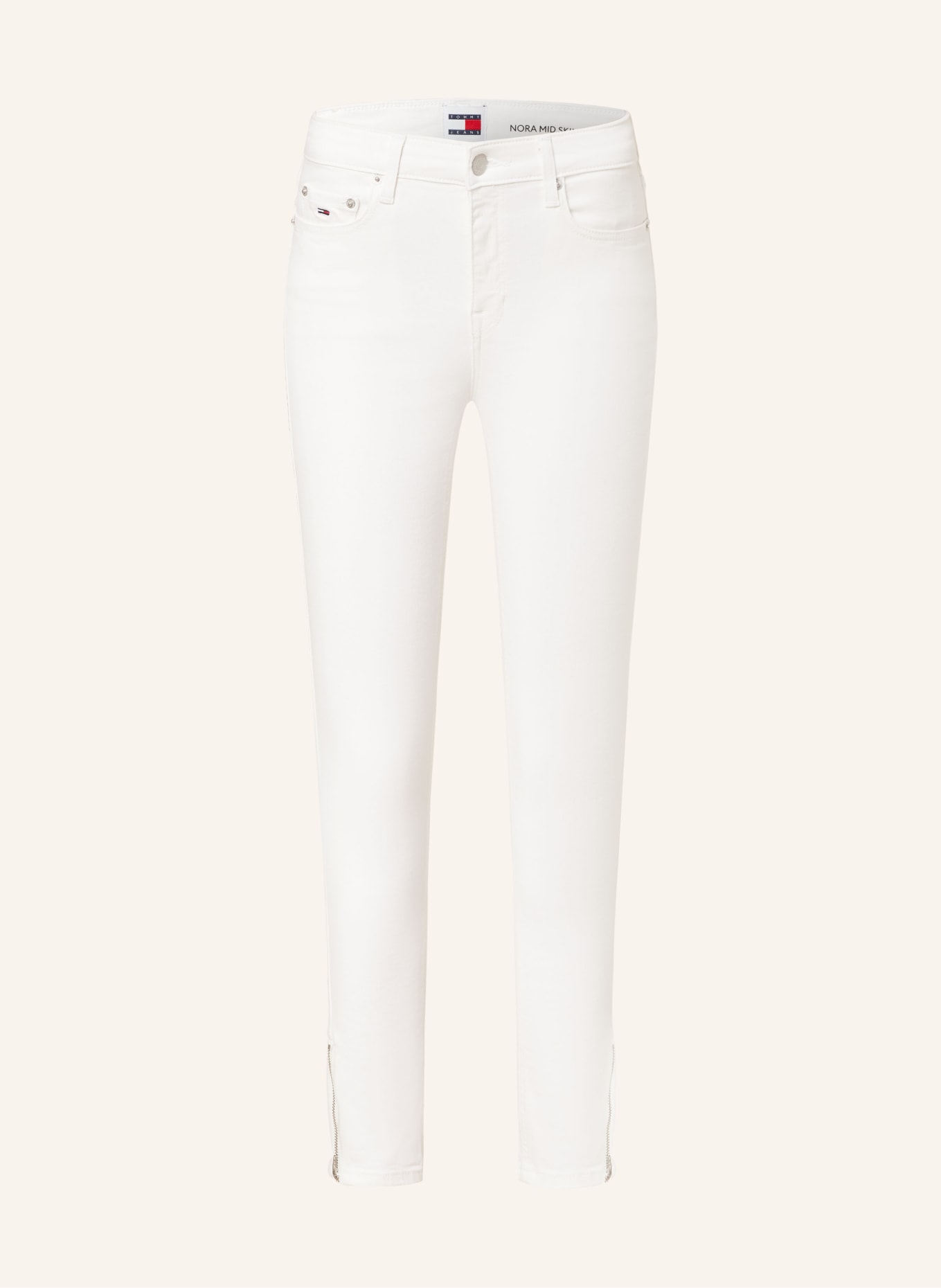 TOMMY JEANS Skinny Jeans NORA, Farbe: WEISS (Bild 1)